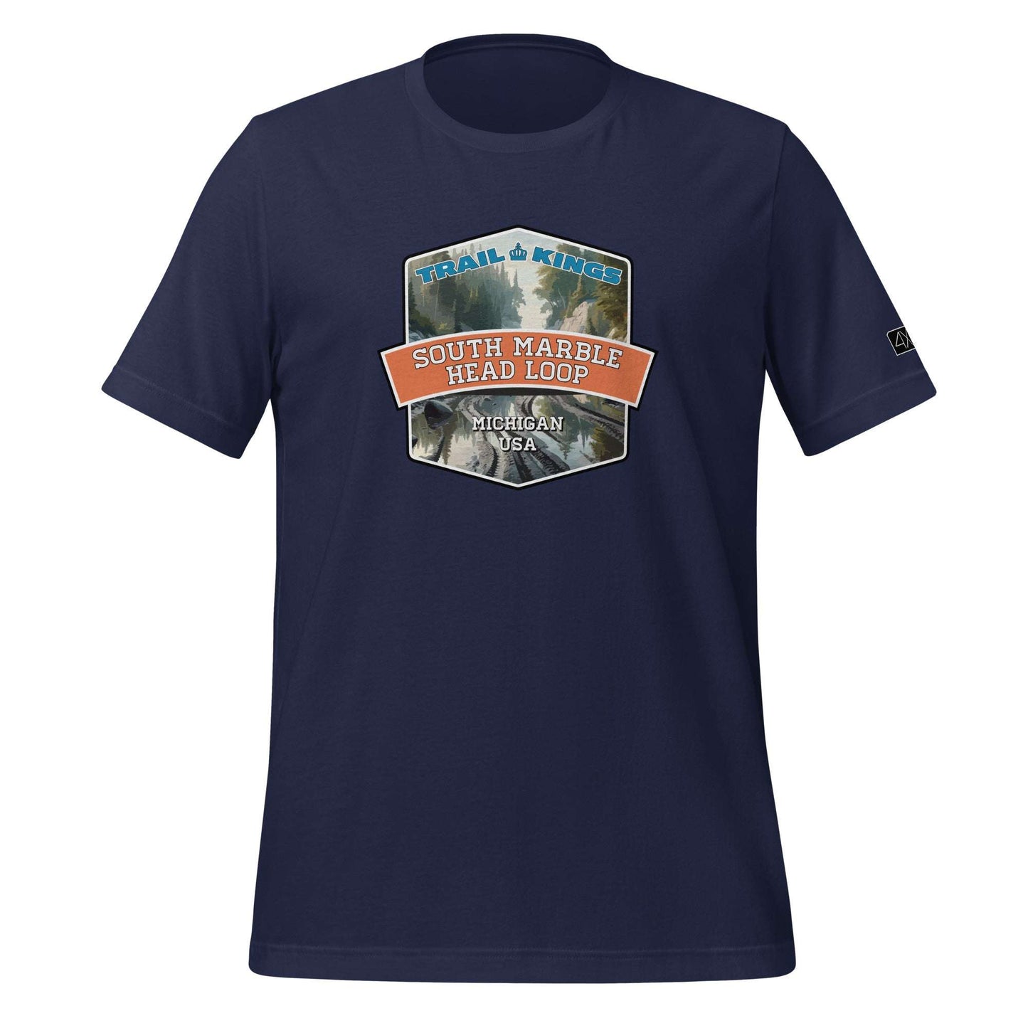 Trail Kings: South Marble Head Loop - Unisex t-shirt  in  Navy / 3XL  -  4XOD