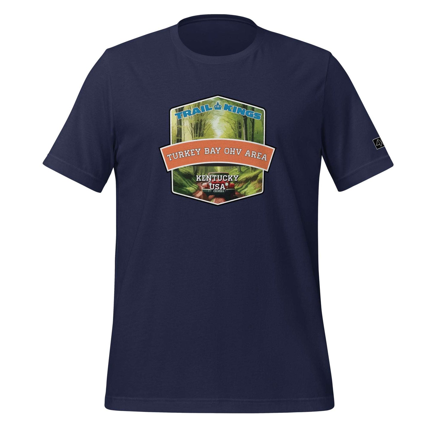 Trail Kings: Turkey Bay OHV Area - Unisex t-shirt  in  Navy / 3XL  -  4XOD