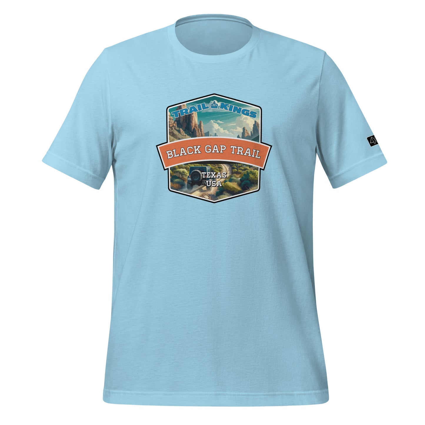 Trail Kings: Black Gap Trail - Unisex t-shirt  in  Ocean Blue / 3XL  -  4XOD