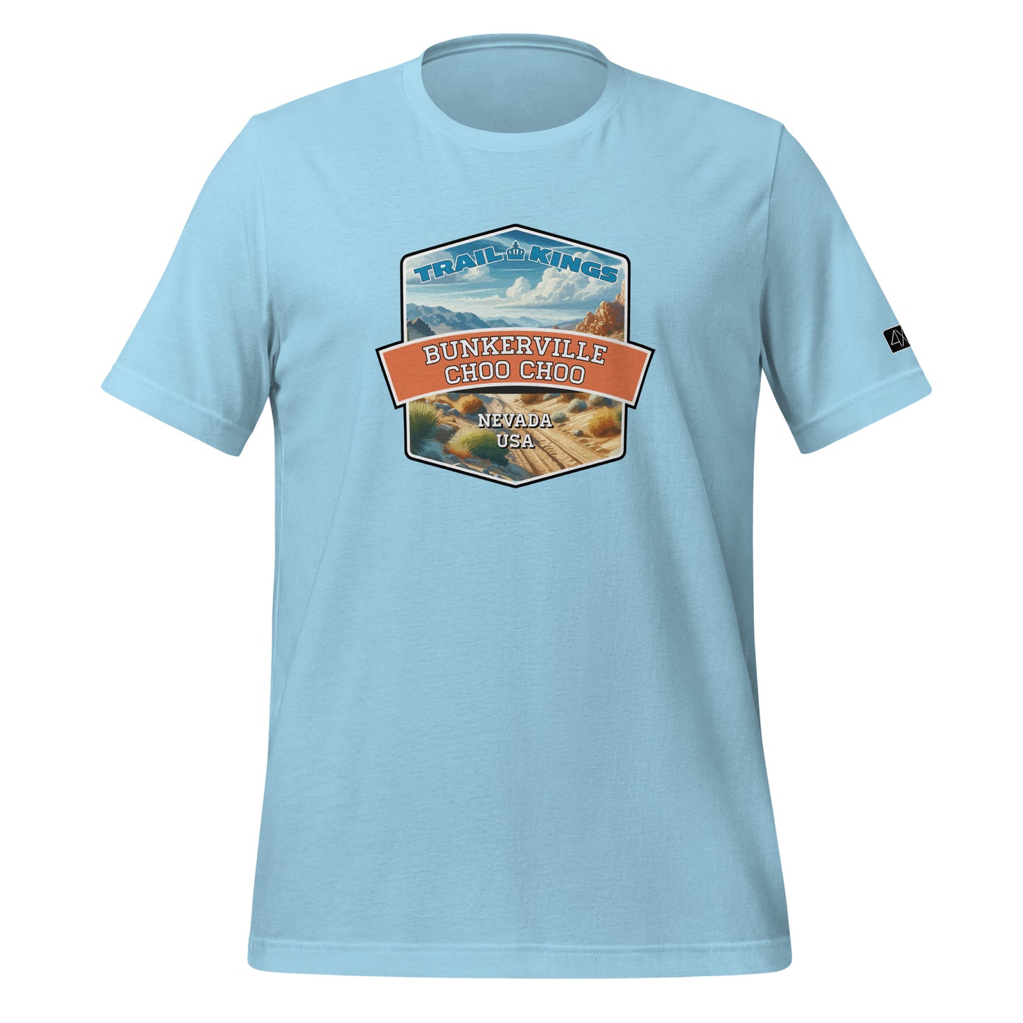 Trail Kings: Bunkerville Choo Choo - Unisex t-shirt  in  Ocean Blue / 3XL  -  4XOD