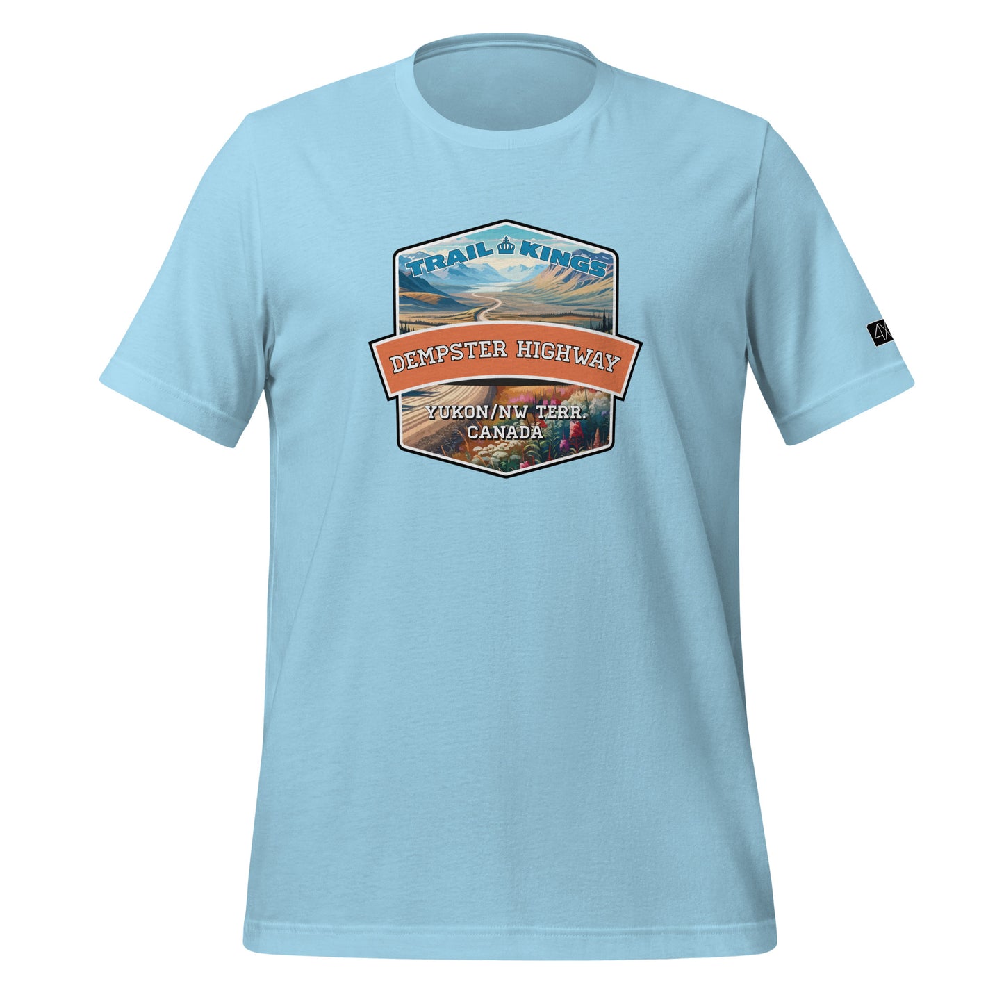 Trail Kings: Dempster Highway - Unisex t-shirt  in  Ocean Blue / 3XL  -  4XOD