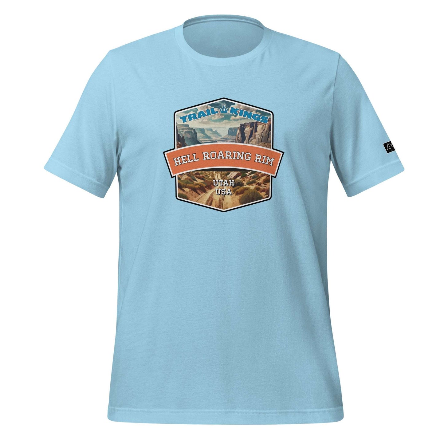 Trail Kings: Hell Roaring Rim - Unisex t-shirt  in  Ocean Blue / 3XL  -  4XOD