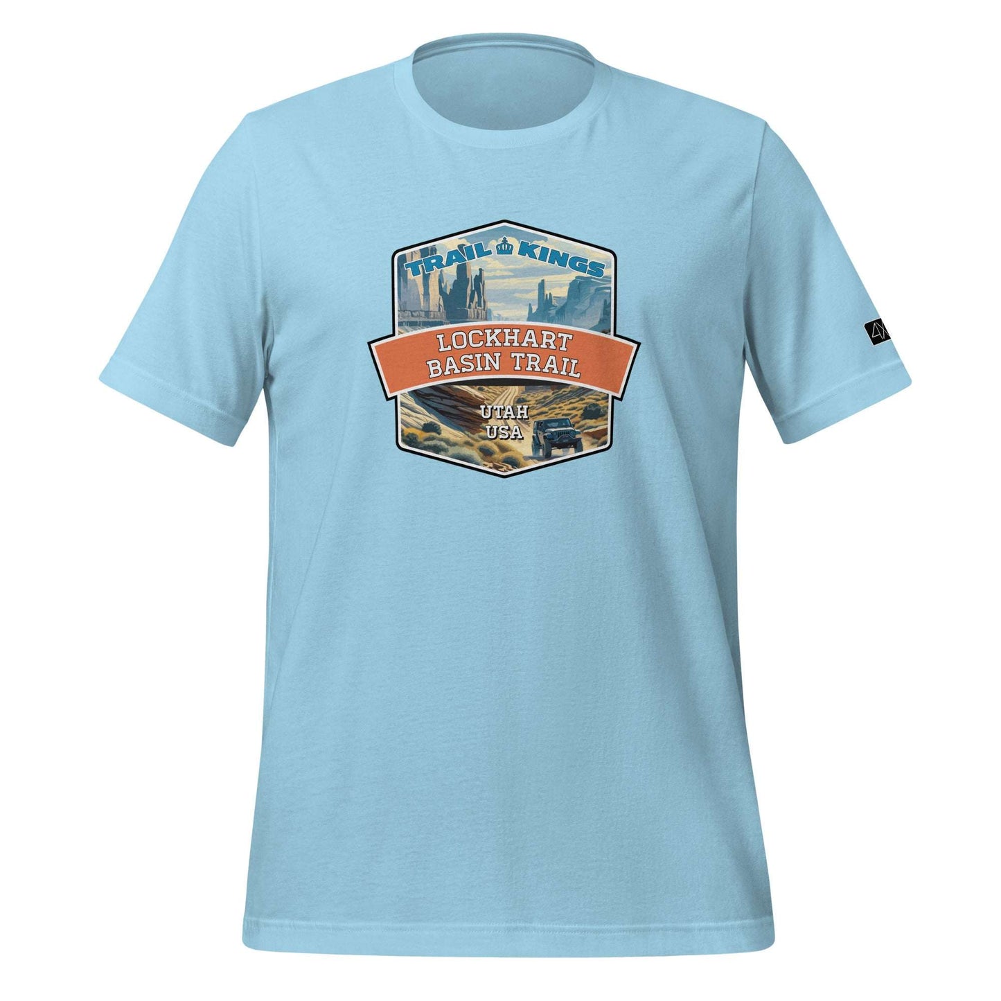 Trail Kings: Lockhart Basin Trail - Unisex t-shirt  in  Ocean Blue / 3XL  -  4XOD