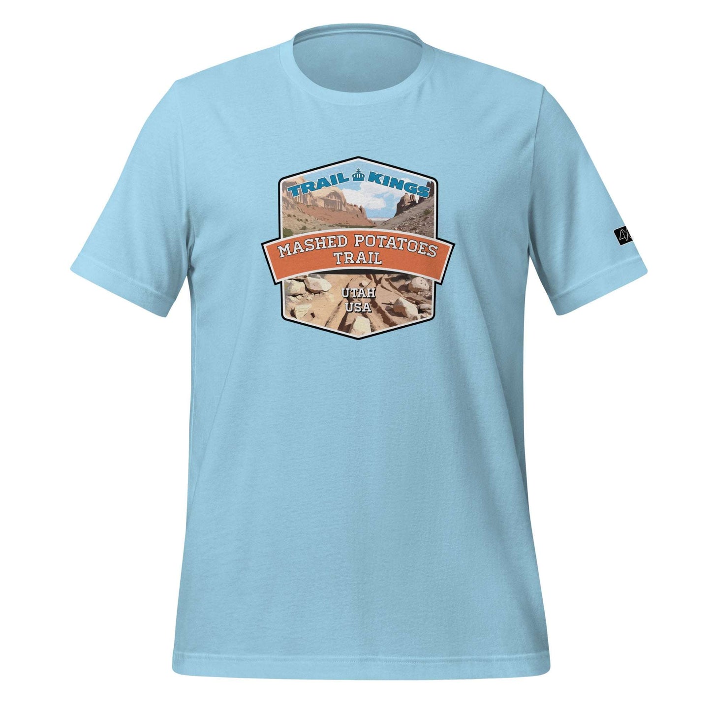 Trail Kings: Mashed Potatoes Trail - Unisex t-shirt  in  Ocean Blue / 3XL  -  4XOD