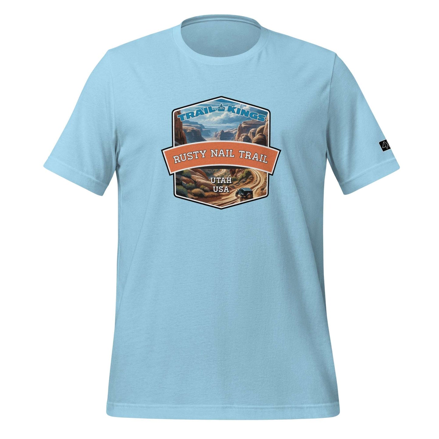 Trail Kings: Rusty Nail Trail - Unisex t-shirt  in  Ocean Blue / 3XL  -  4XOD