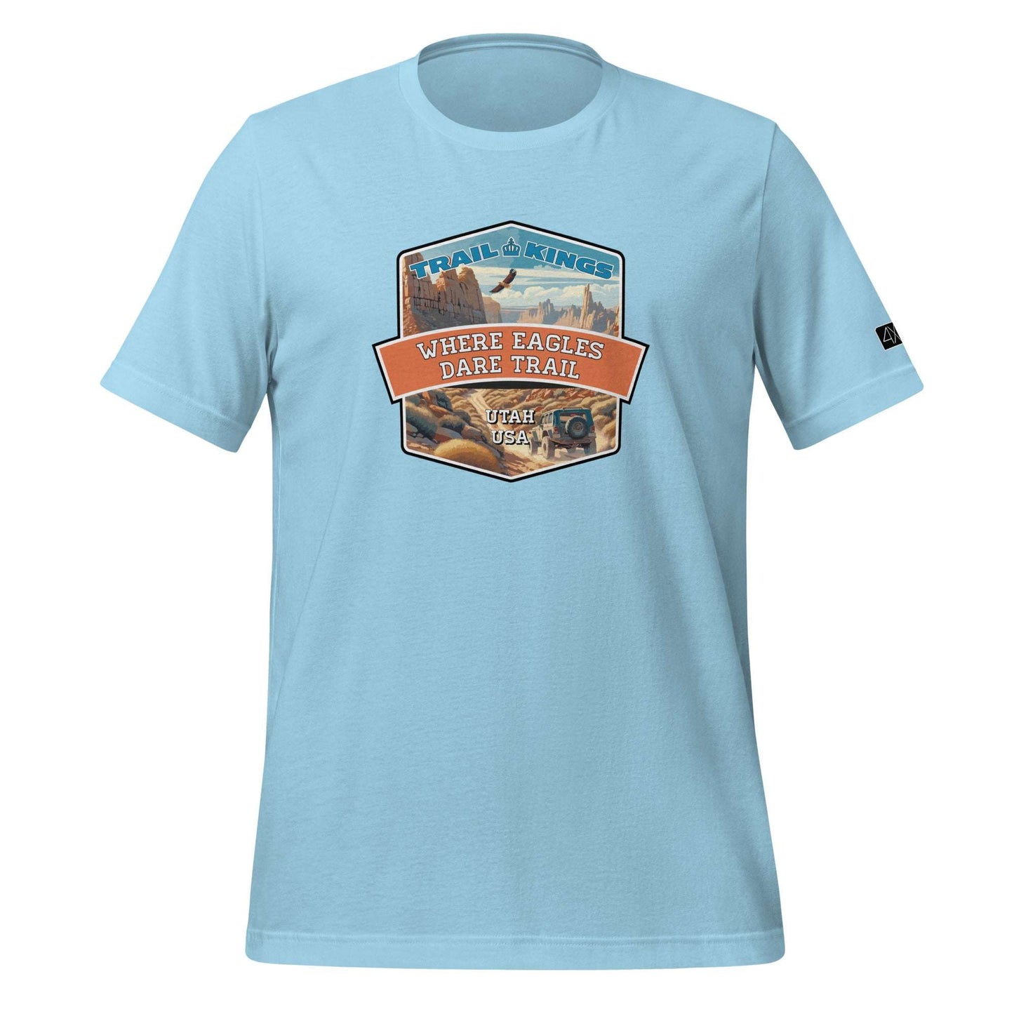 Trail Kings: Where Eagles Dare Trail - Unisex t-shirt  in  Ocean Blue / 3XL  -  4XOD