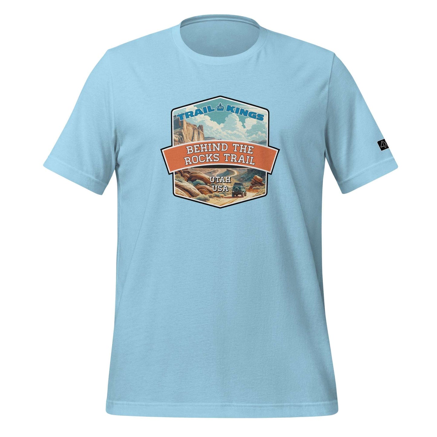 Trail Kings: Behind the Rocks Trail - Unisex t-shirt  in  Ocean Blue / 3XL  -  4XOD