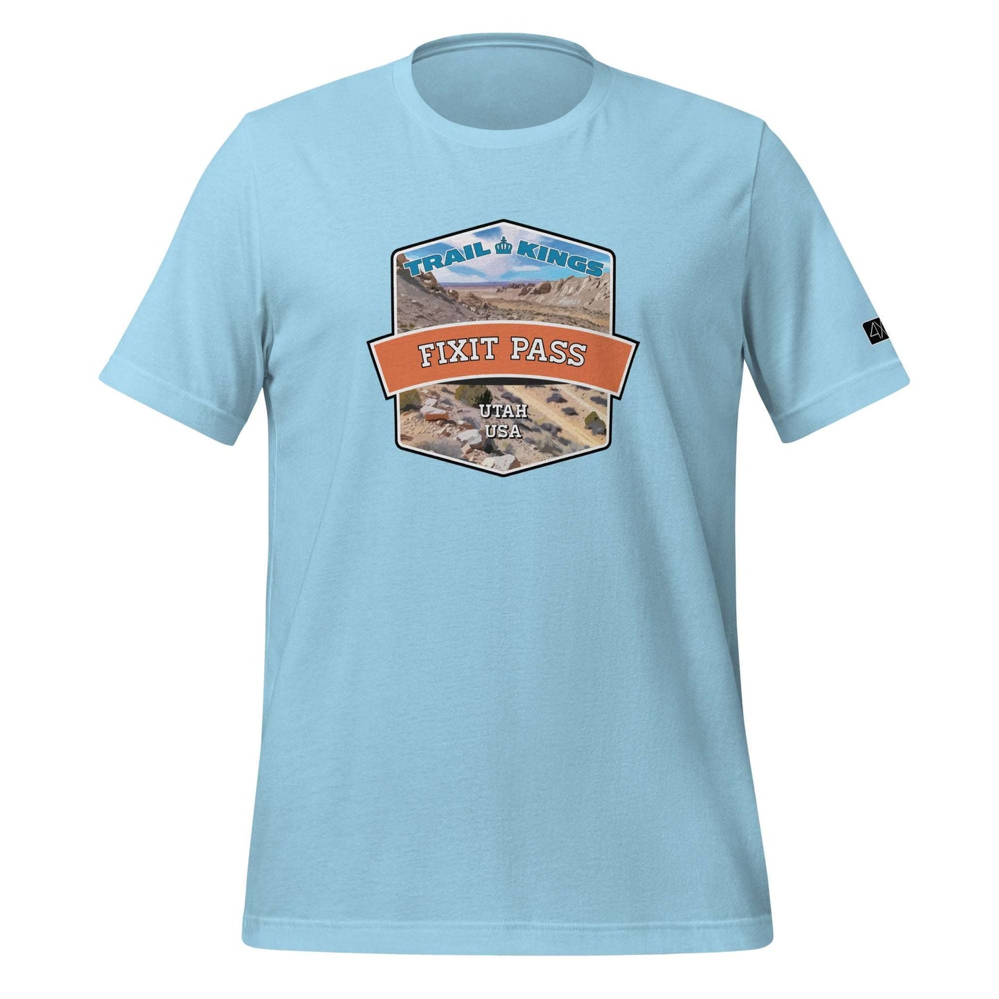 Trail Kings: Fixit Pass - Unisex t-shirt  in  Ocean Blue / 3XL  -  4XOD