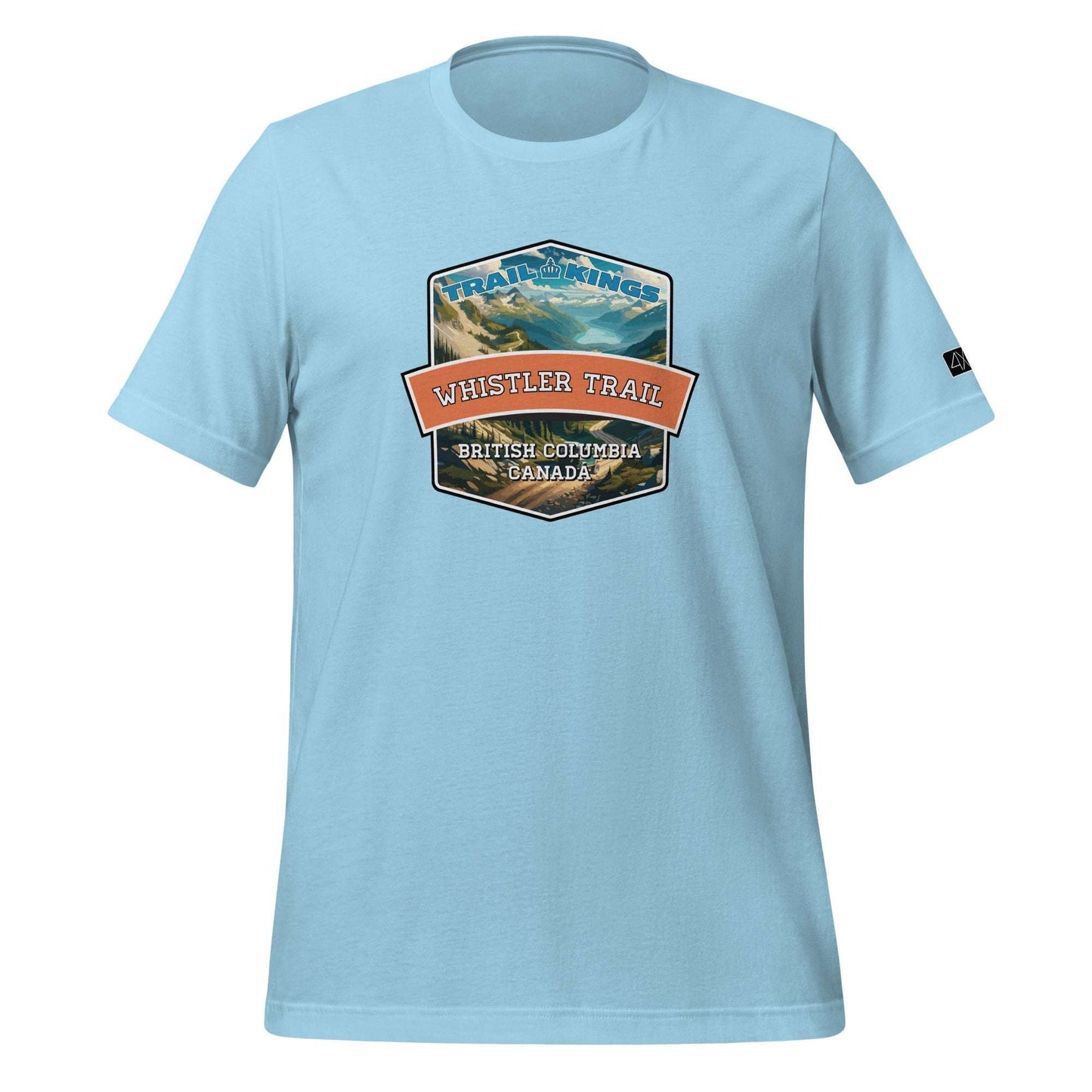 Trail Kings: Whistler Trail - Unisex t-shirt  in  Ocean Blue / 3XL  -  4XOD