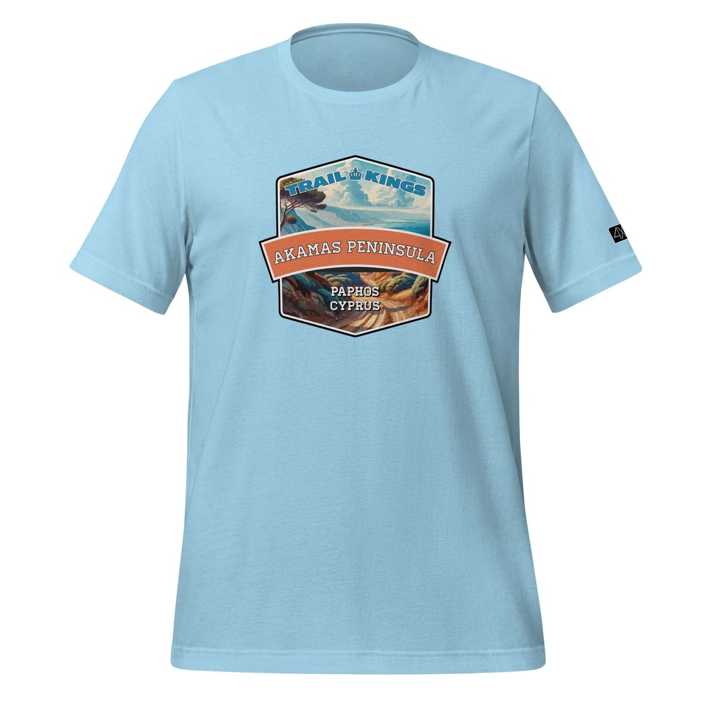 Trail Kings: Akamas Peninsula - Unisex t-shirt  in  Ocean Blue / 3XL  -  4XOD