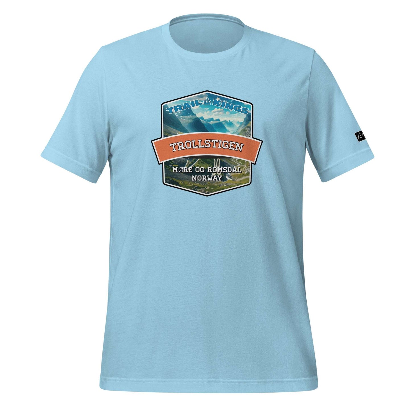 Trail Kings: Trollstigen - Unisex t-shirt  in  Ocean Blue / 3XL  -  4XOD