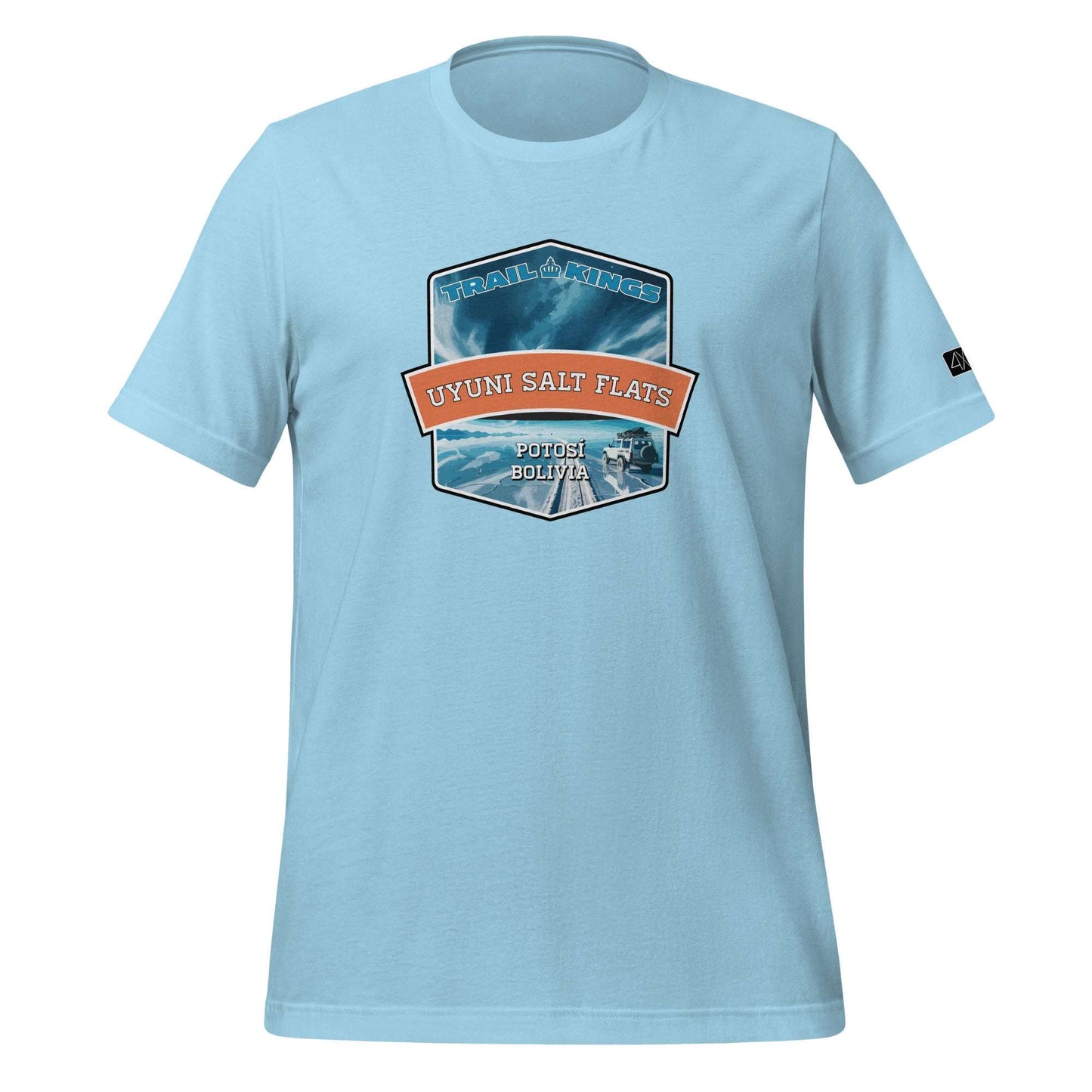 Trail Kings: Uyuni Salt Flats - Unisex t-shirt  in  Ocean Blue / 3XL  -  4XOD