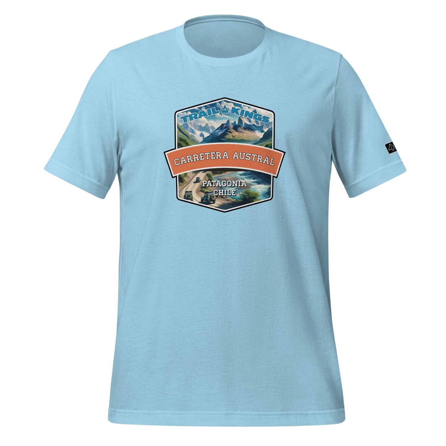 Trail Kings: Carretera Austral - Unisex t-shirt  in  Ocean Blue / 3XL  -  4XOD