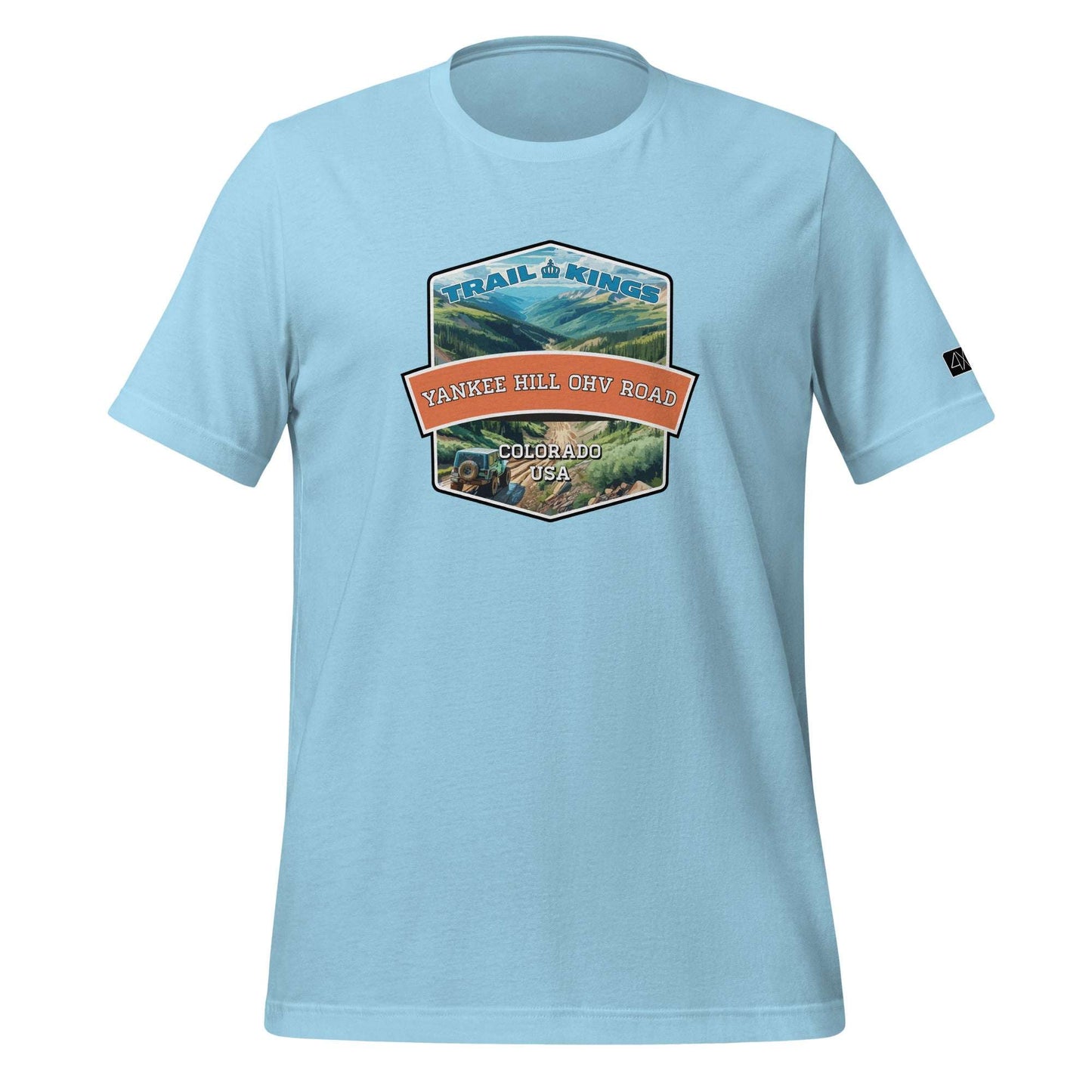 Trail Kings: Yankee Hill OHV Road - Unisex t-shirt  in  Ocean Blue / 3XL  -  4XOD