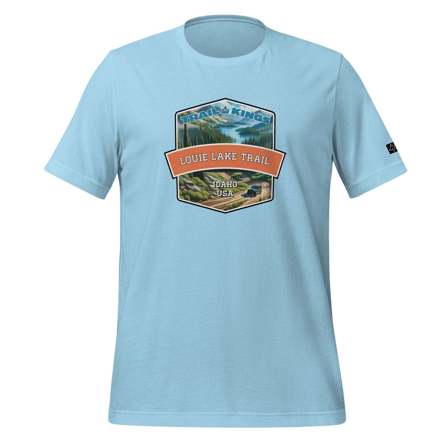 Trail Kings: Louie Lake Trail - Unisex t-shirt  in  Ocean Blue / 3XL  -  4XOD