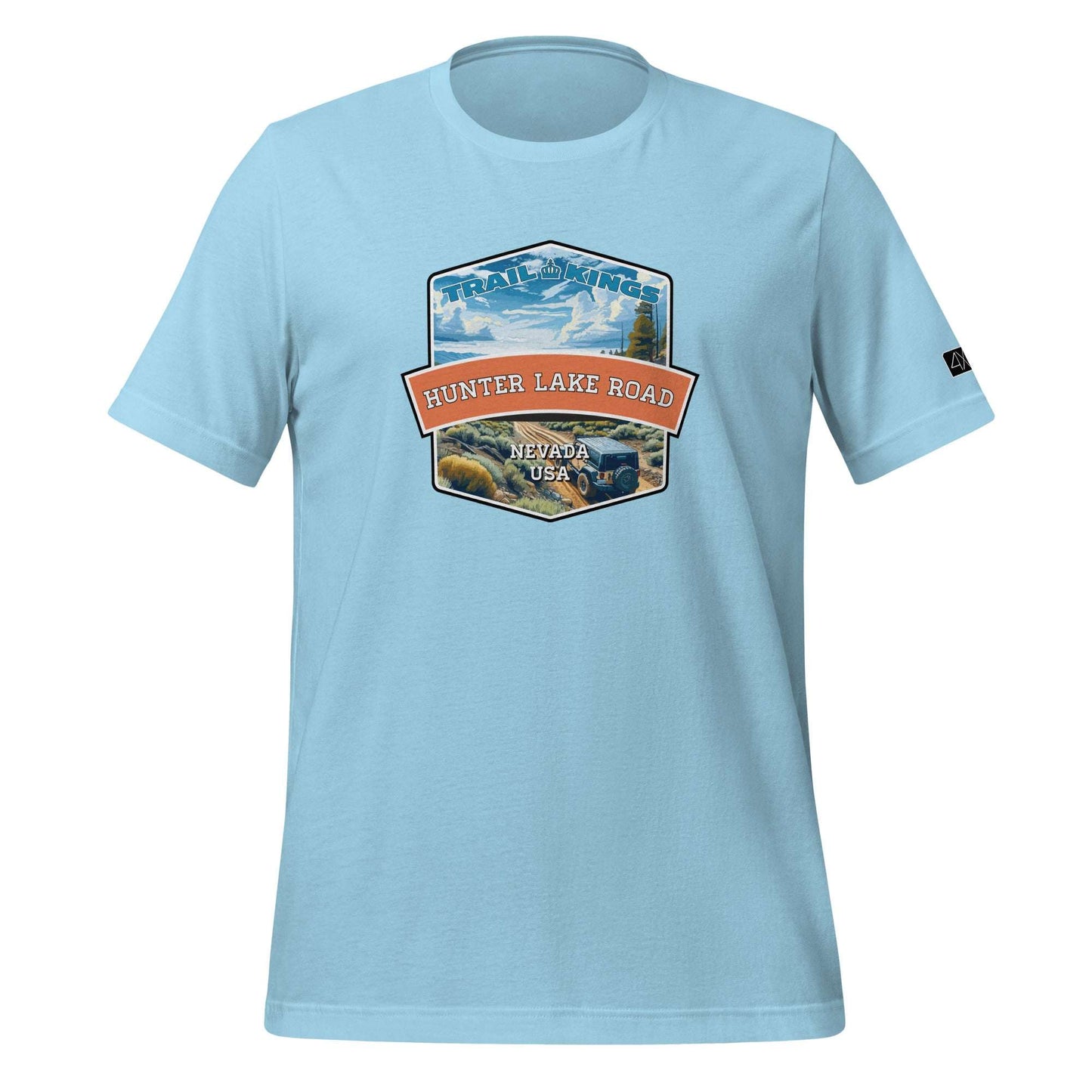 Trail Kings: Hunter Lake Road - Unisex t-shirt  in  Ocean Blue / 3XL  -  4XOD