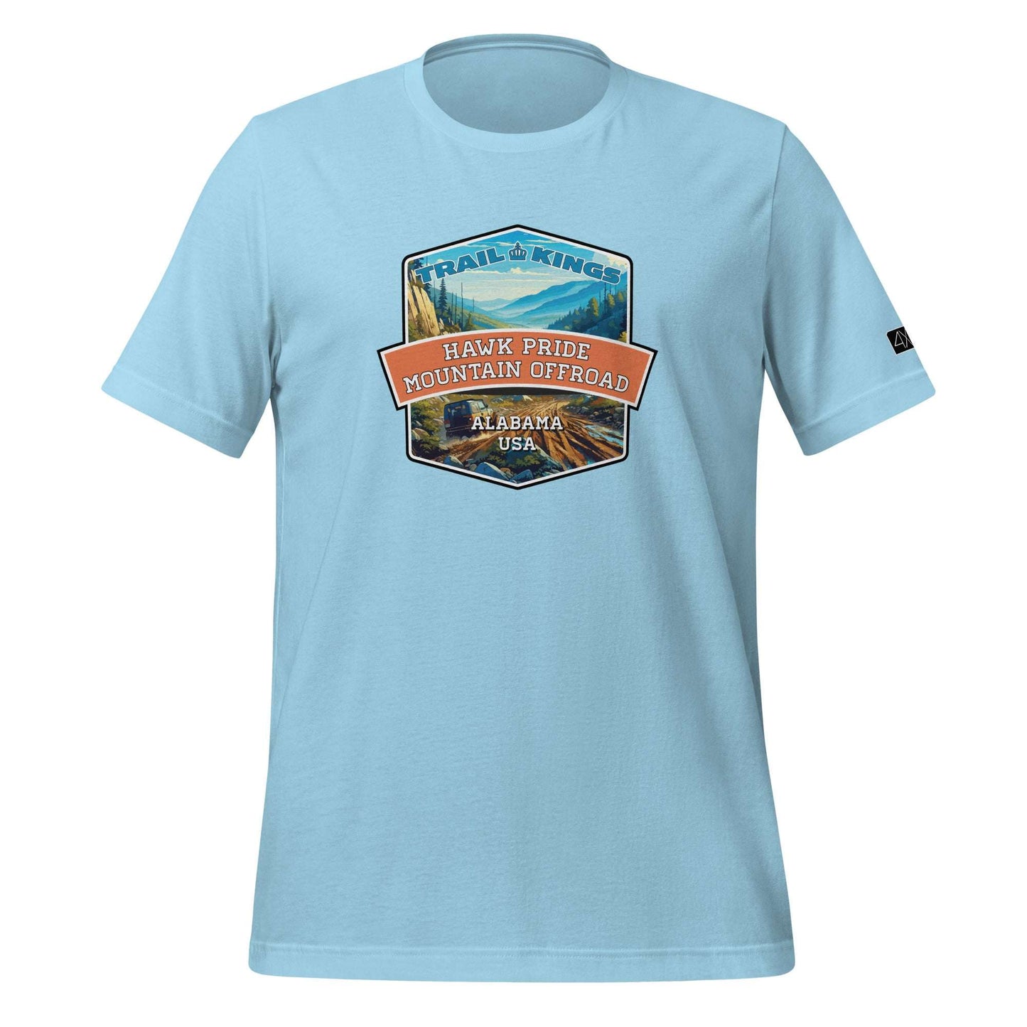 Trail Kings: Hawk Pride Mountain Offroad - Unisex t-shirt  in  Ocean Blue / 3XL  -  4XOD