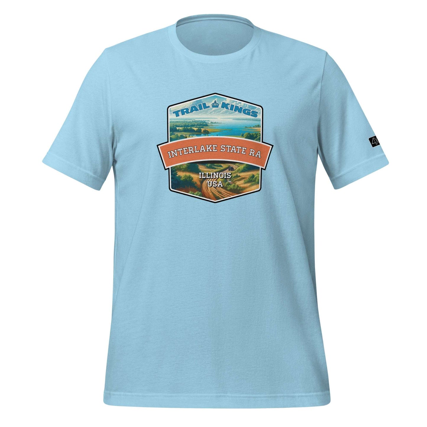 Trail Kings: Interlake State Recreation Area - Unisex t-shirt  in  Ocean Blue / 3XL  -  4XOD