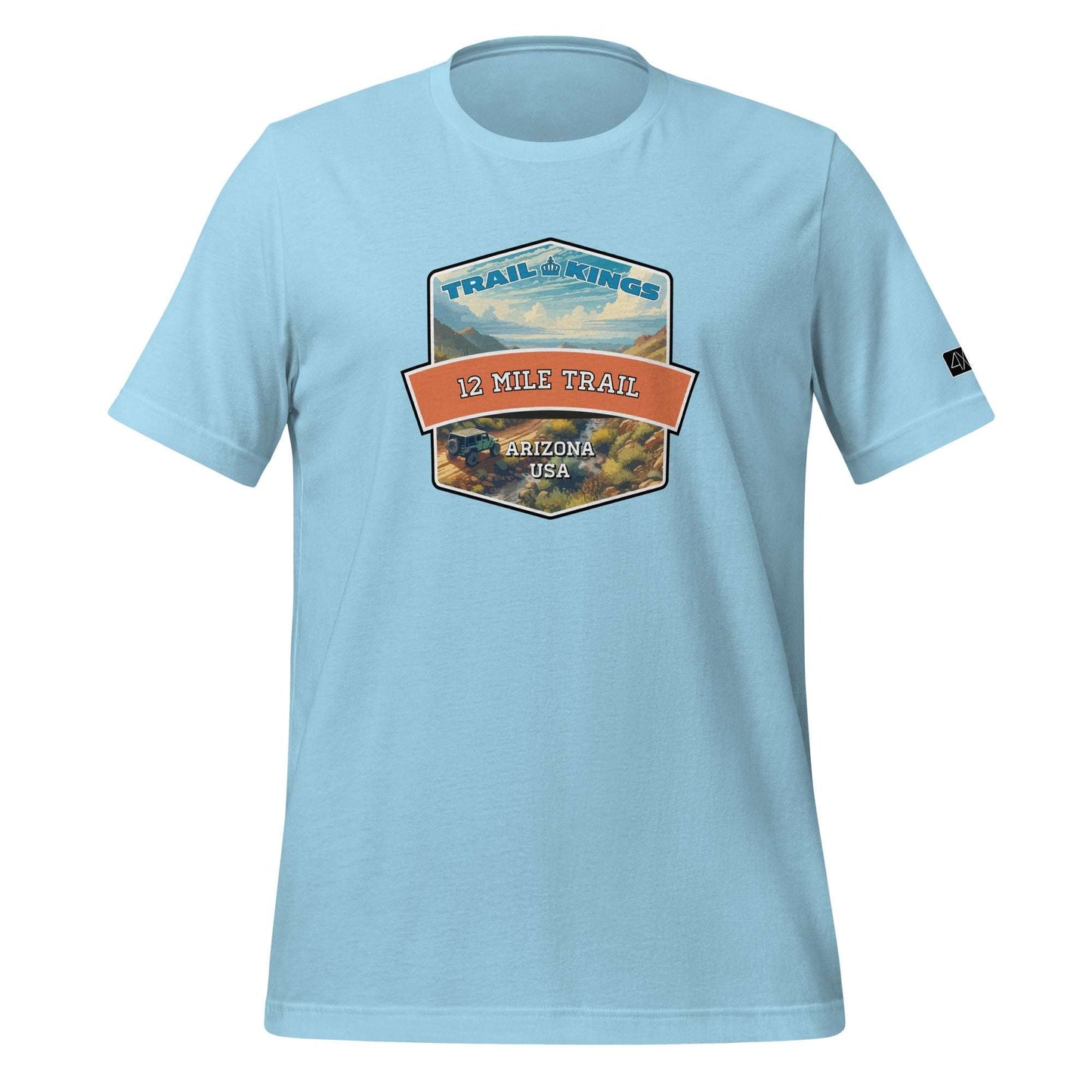 Trail Kings: 12 Mile Trail - Unisex t-shirt  in  Ocean Blue / 3XL  -  4XOD