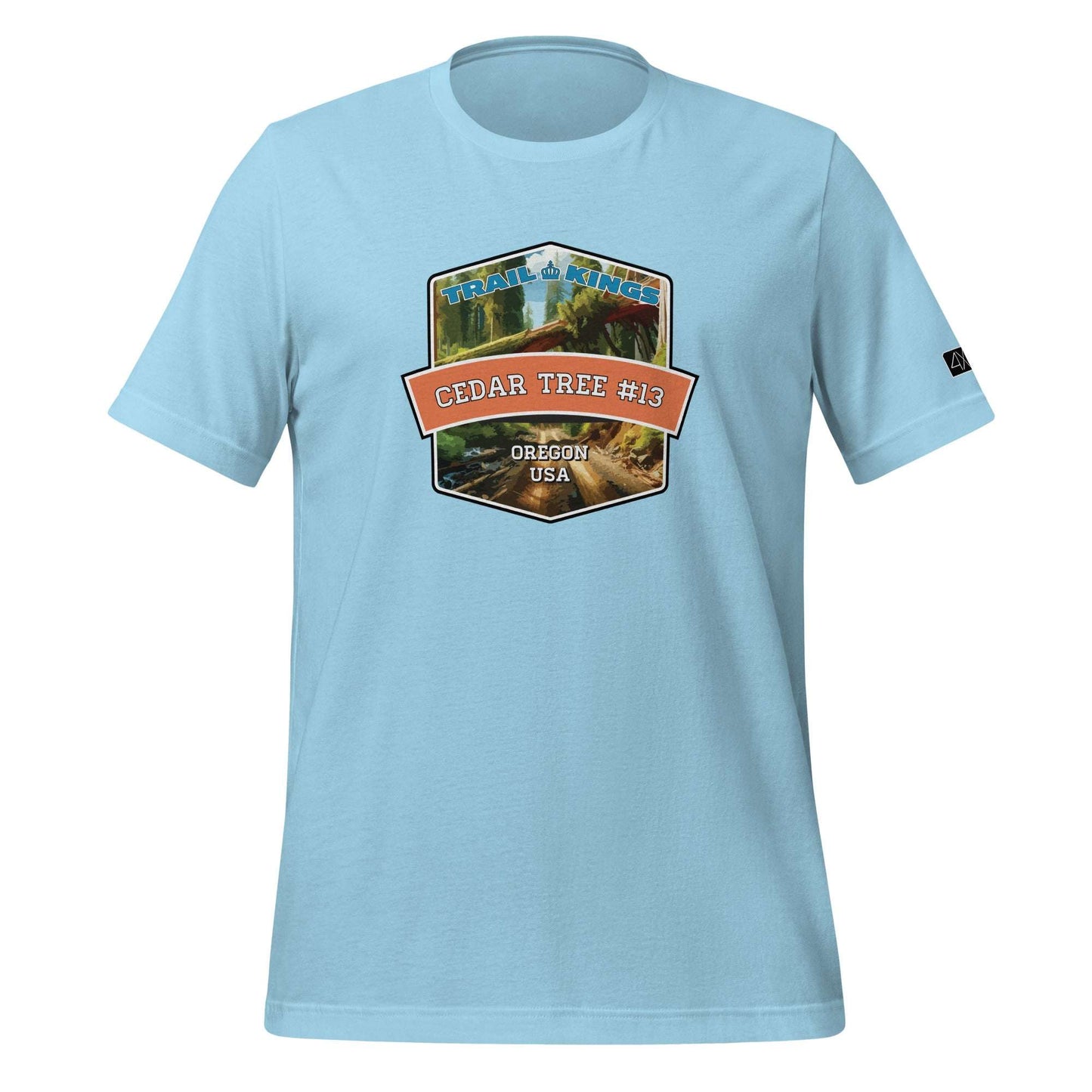 Trail Kings: Cedar Tree #13 - Unisex t-shirt  in  Ocean Blue / 3XL  -  4XOD