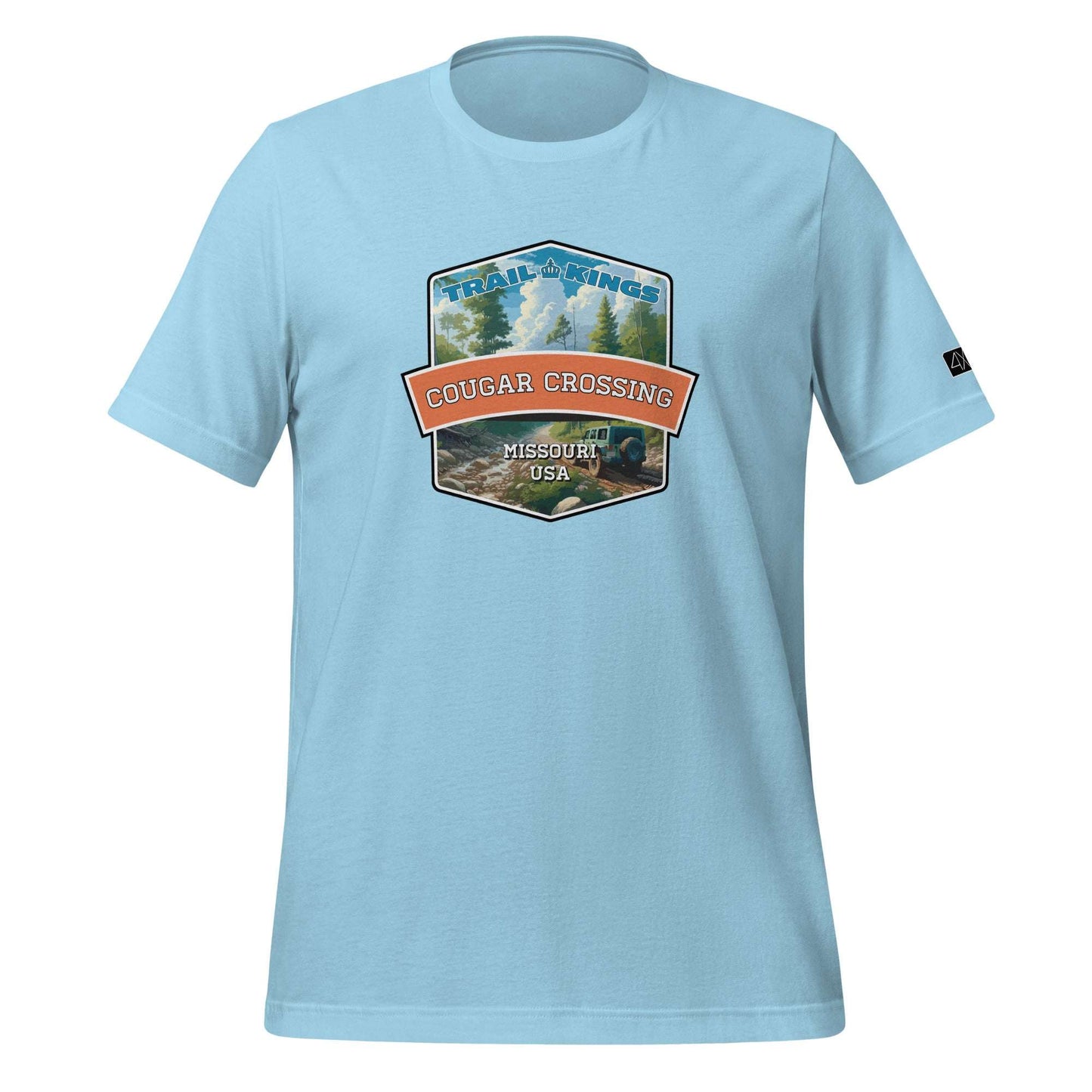 Trail Kings: Cougar Crossing - Unisex t-shirt  in  Ocean Blue / 3XL  -  4XOD