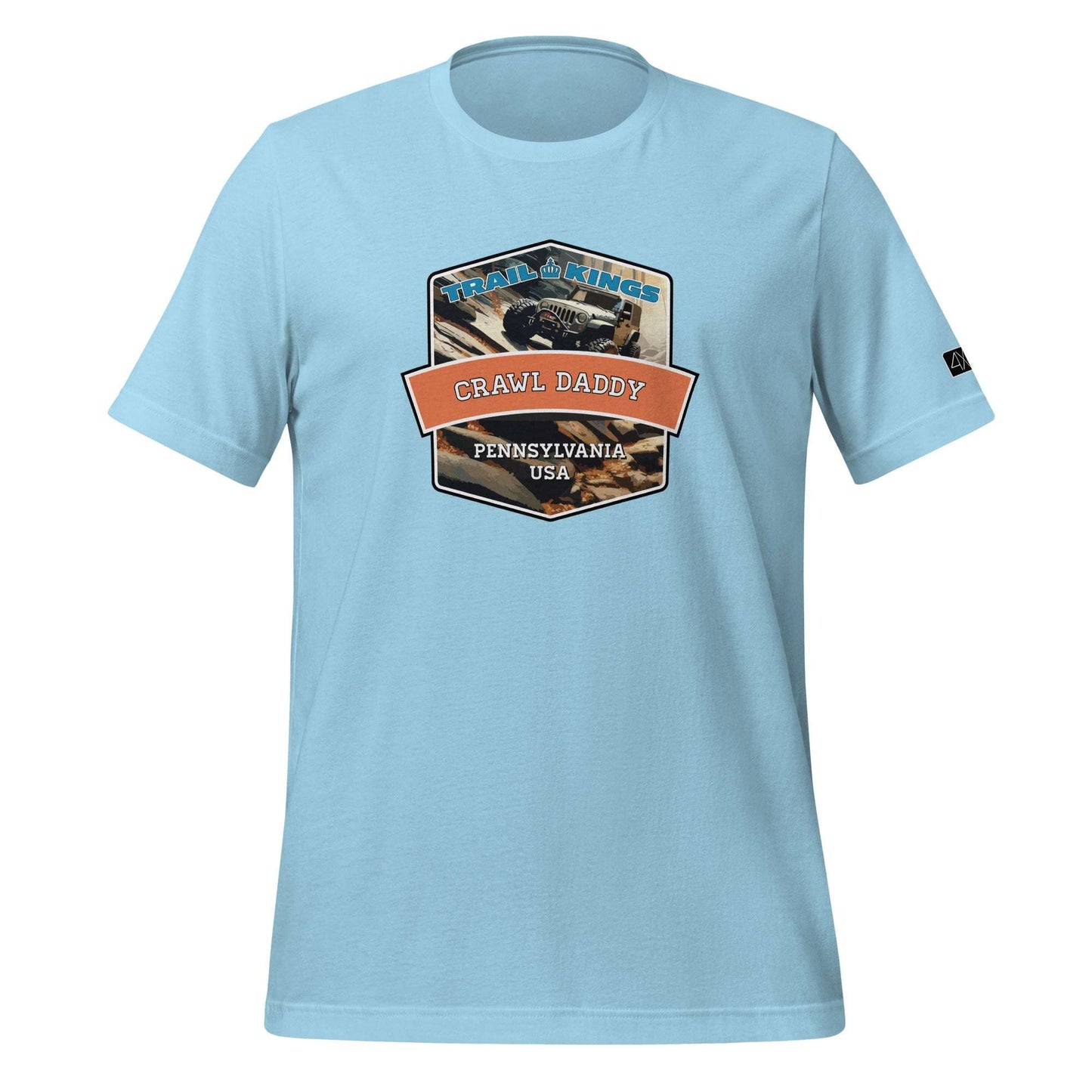 Trail Kings: Crawl Daddy - Unisex t-shirt  in  Ocean Blue / 3XL  -  4XOD