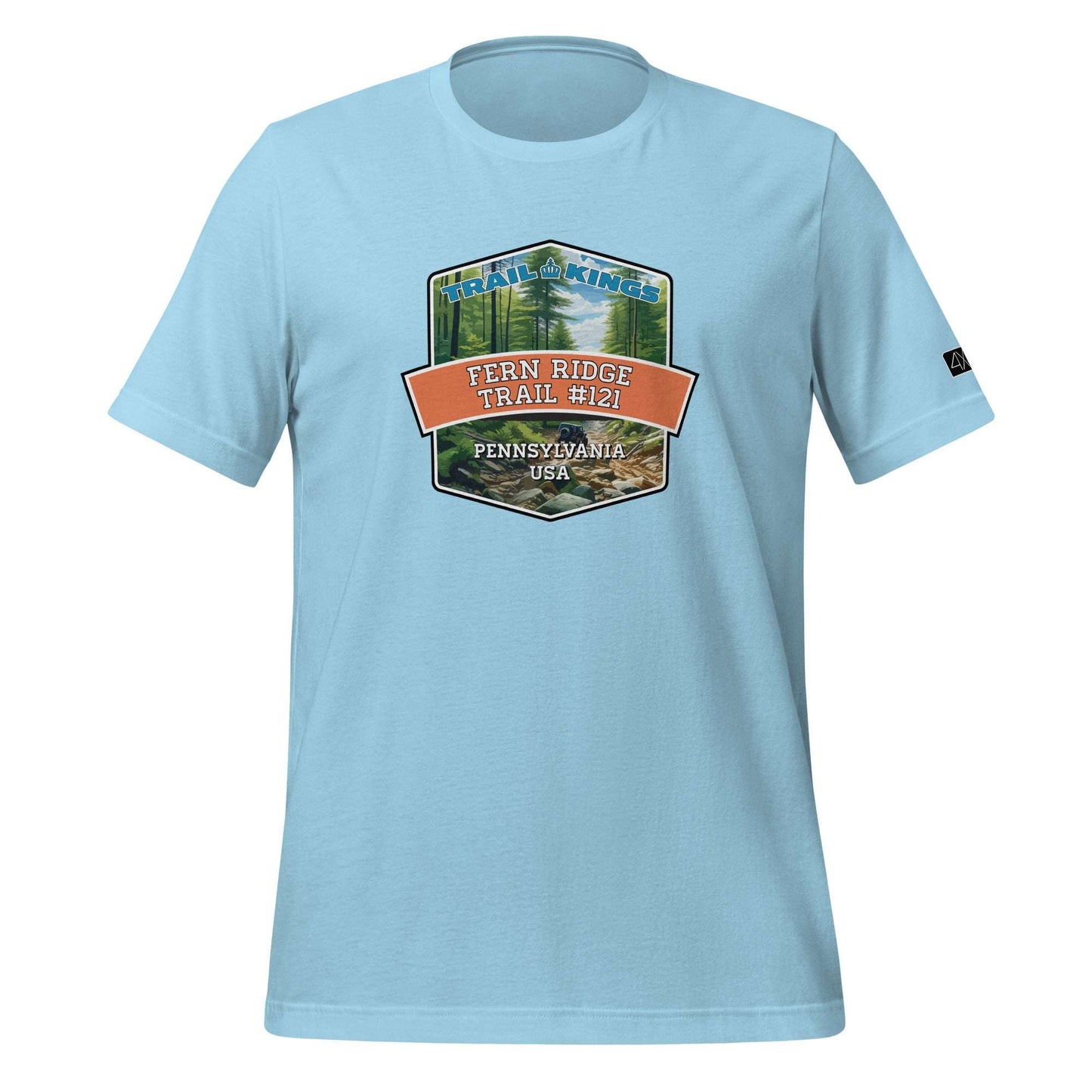 Trail Kings: Fern Ridge Trail #121 - Unisex t-shirt  in  Ocean Blue / 3XL  -  4XOD