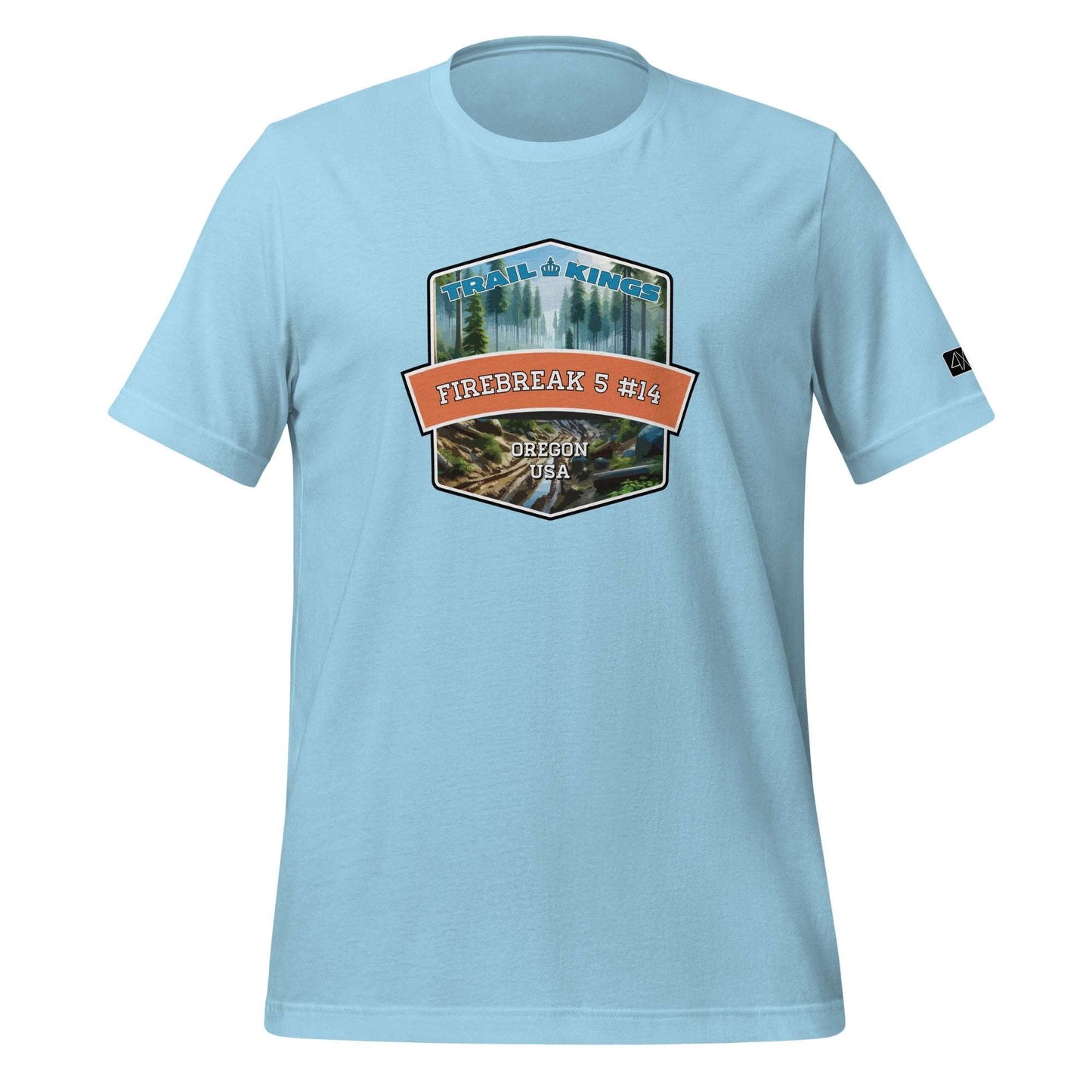 Trail Kings: Firebreak 5 #14 - Unisex t-shirt  in  Ocean Blue / 3XL  -  4XOD