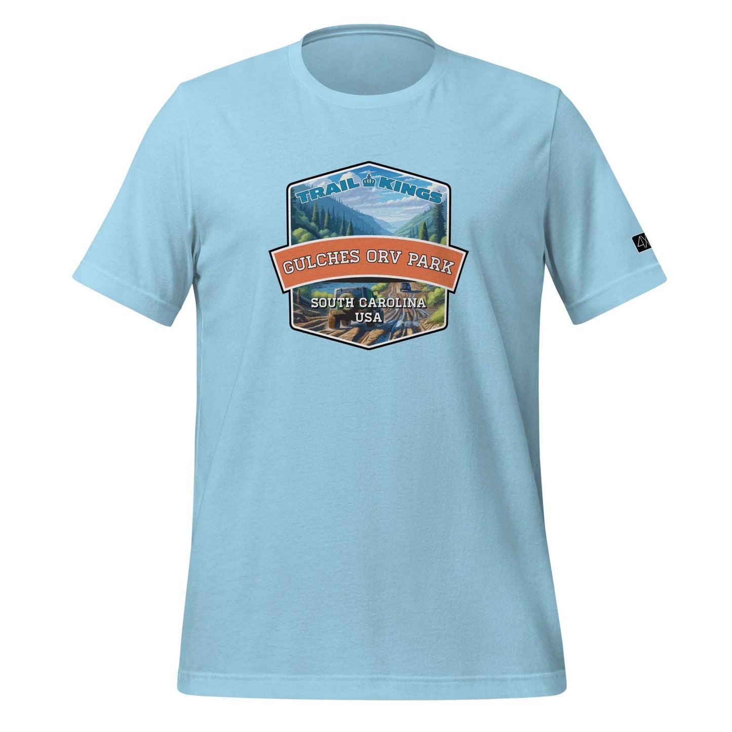 Trail Kings: Gulches Off Road Vehicle Park - Unisex t-shirt  in  Ocean Blue / 3XL  -  4XOD