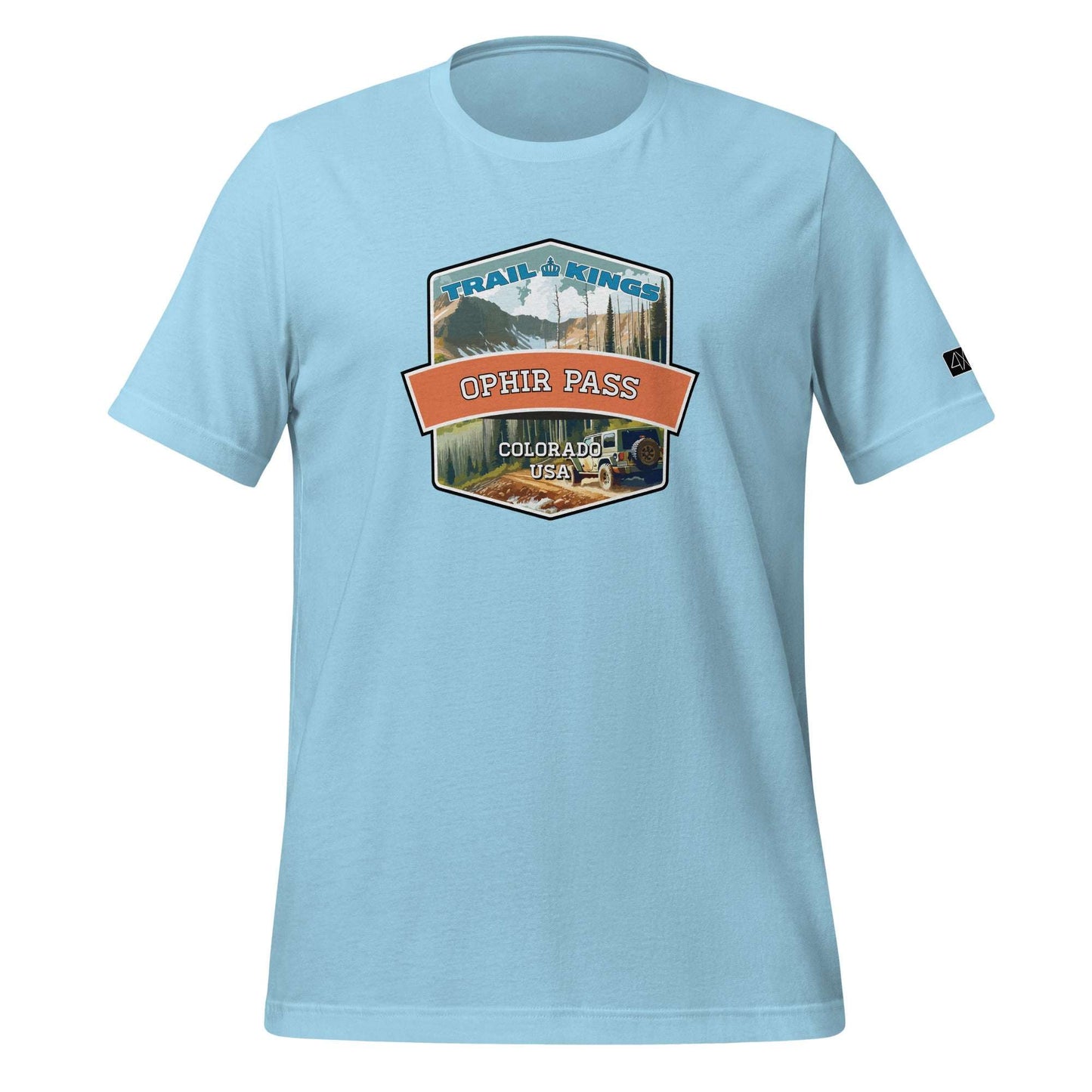 Trail Kings: Ophir Pass - Unisex t-shirt  in  Ocean Blue / 3XL  -  4XOD