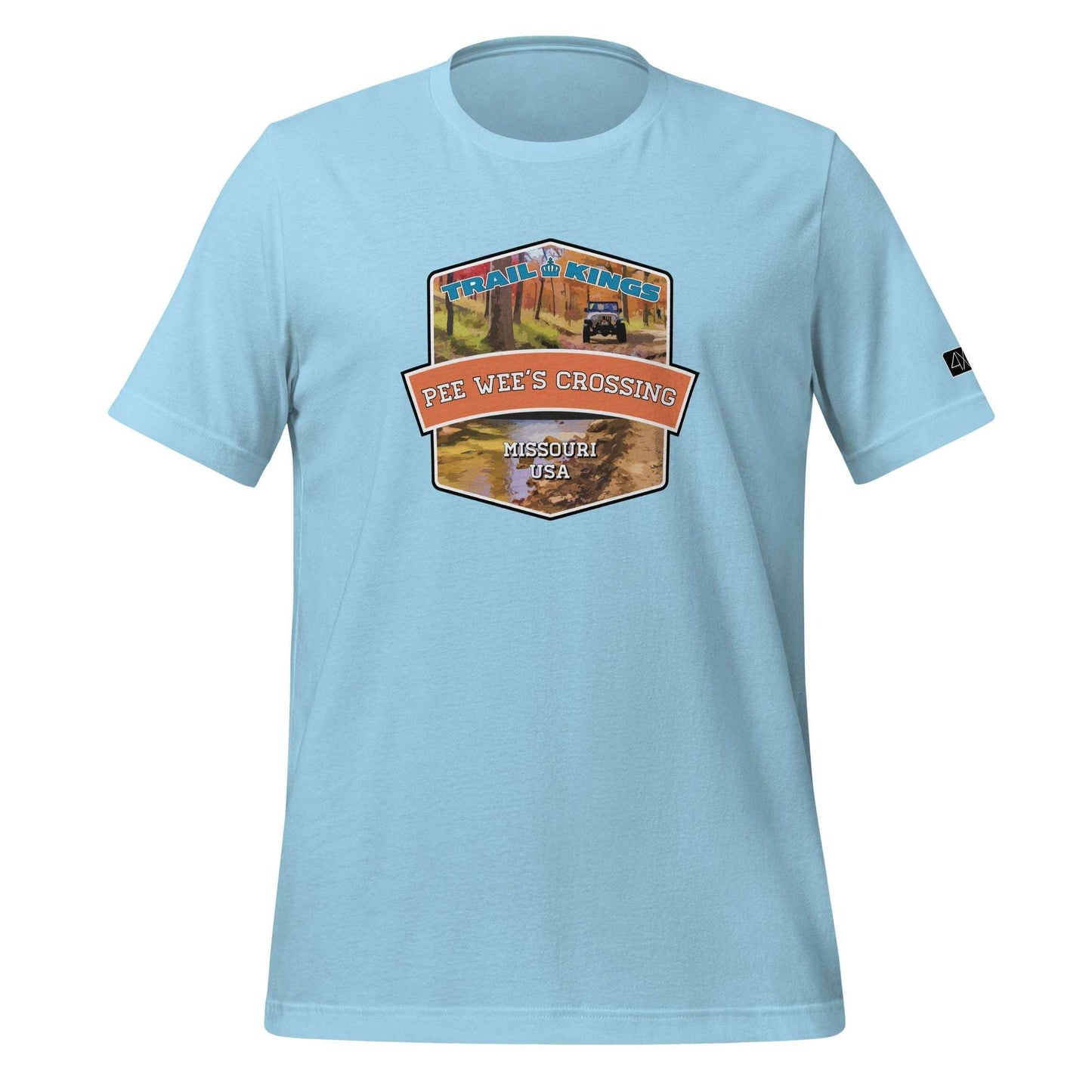 Trail Kings: Pee Wee's Crossing - Unisex t-shirt  in  Ocean Blue / 3XL  -  4XOD