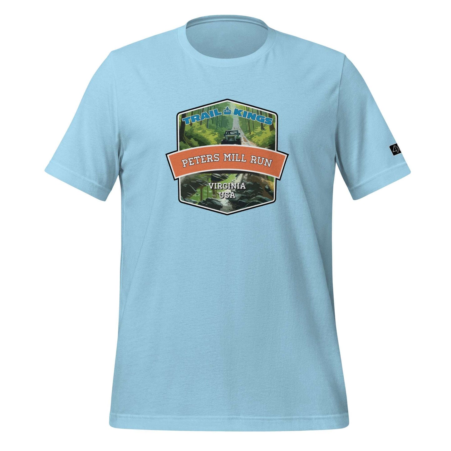 Trail Kings: Peters Mill Run - Unisex t-shirt  in  Ocean Blue / 3XL  -  4XOD