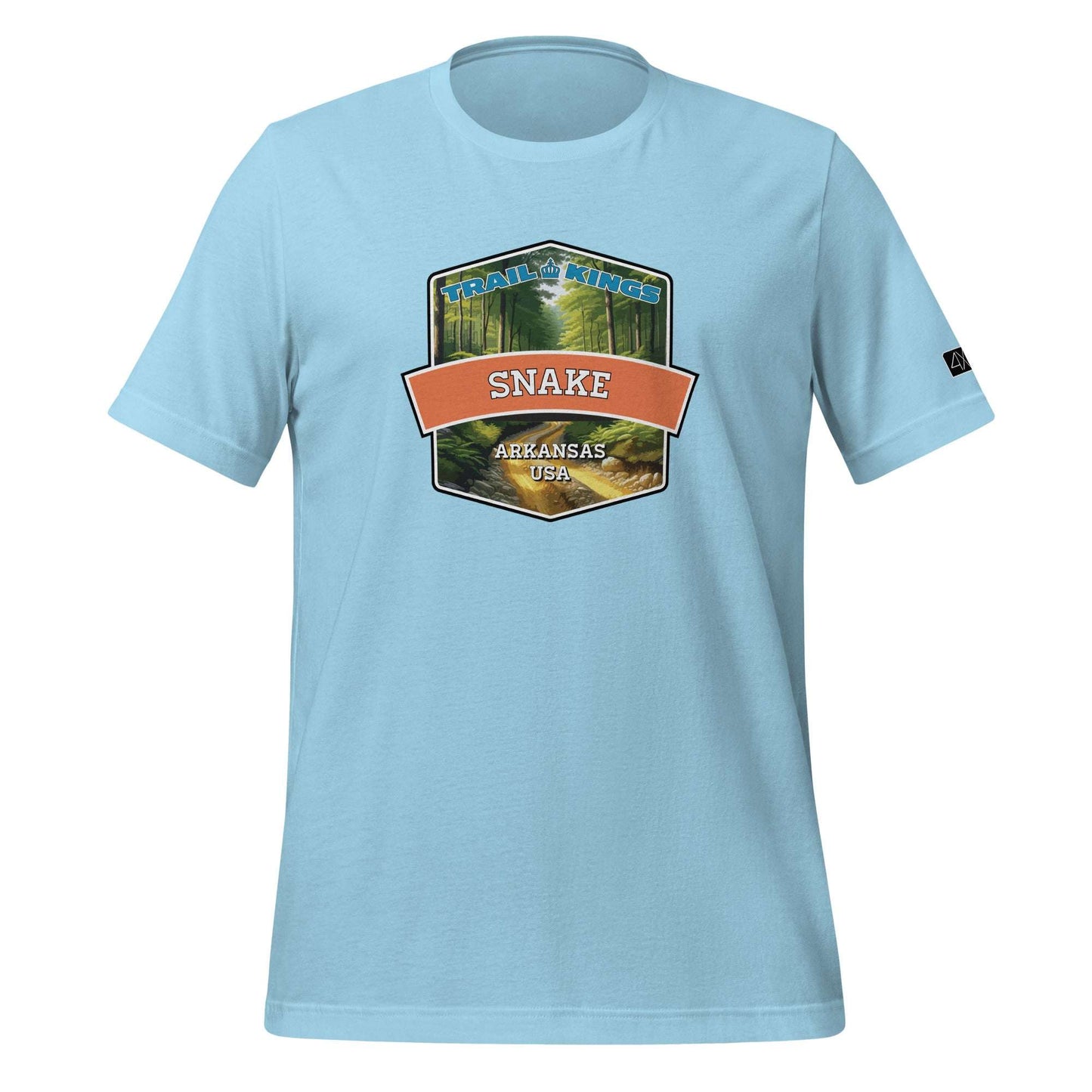 Trail Kings: Snake - Unisex t-shirt  in  Ocean Blue / 3XL  -  4XOD