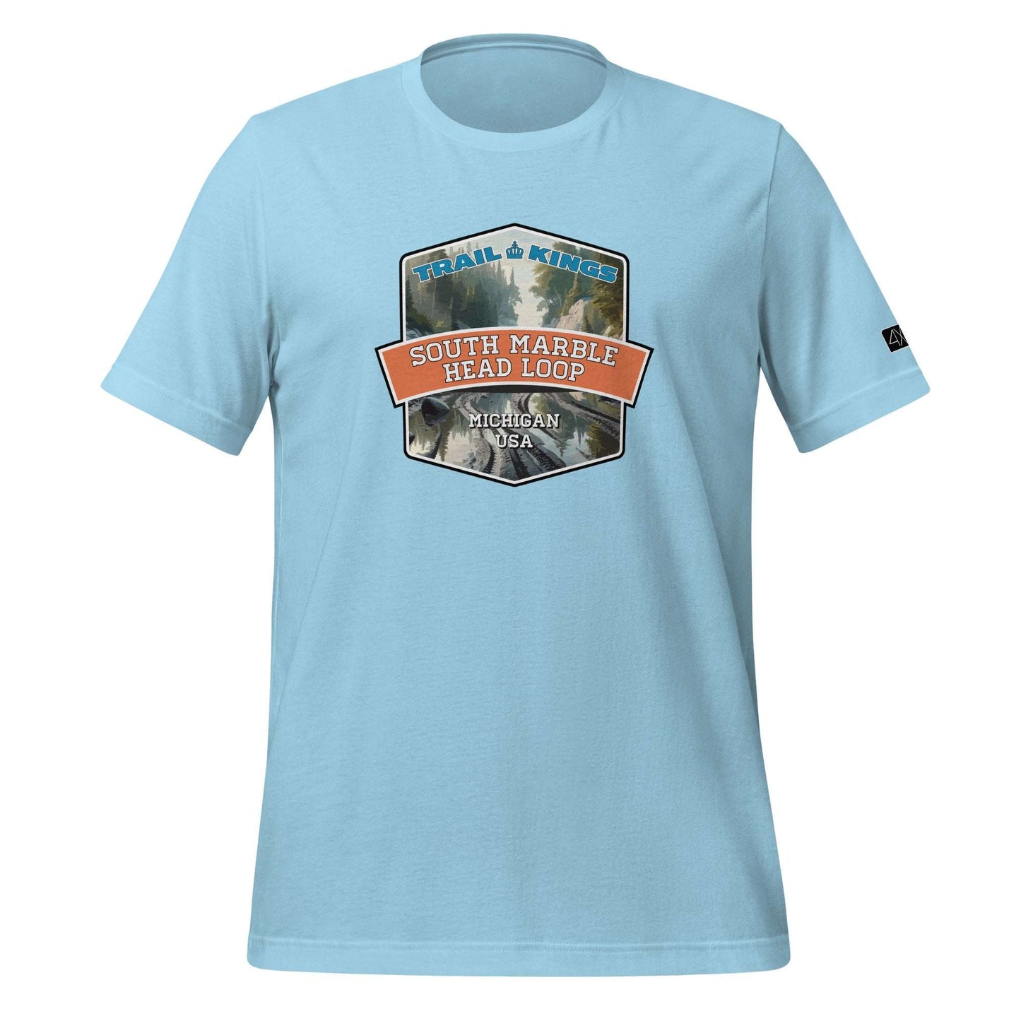 Trail Kings: South Marble Head Loop - Unisex t-shirt  in  Ocean Blue / 3XL  -  4XOD