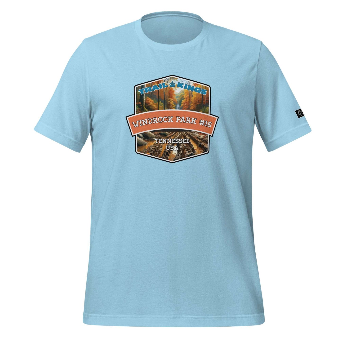 Trail Kings: Windrock Park #16 - Unisex t-shirt  in  Ocean Blue / 3XL  -  4XOD