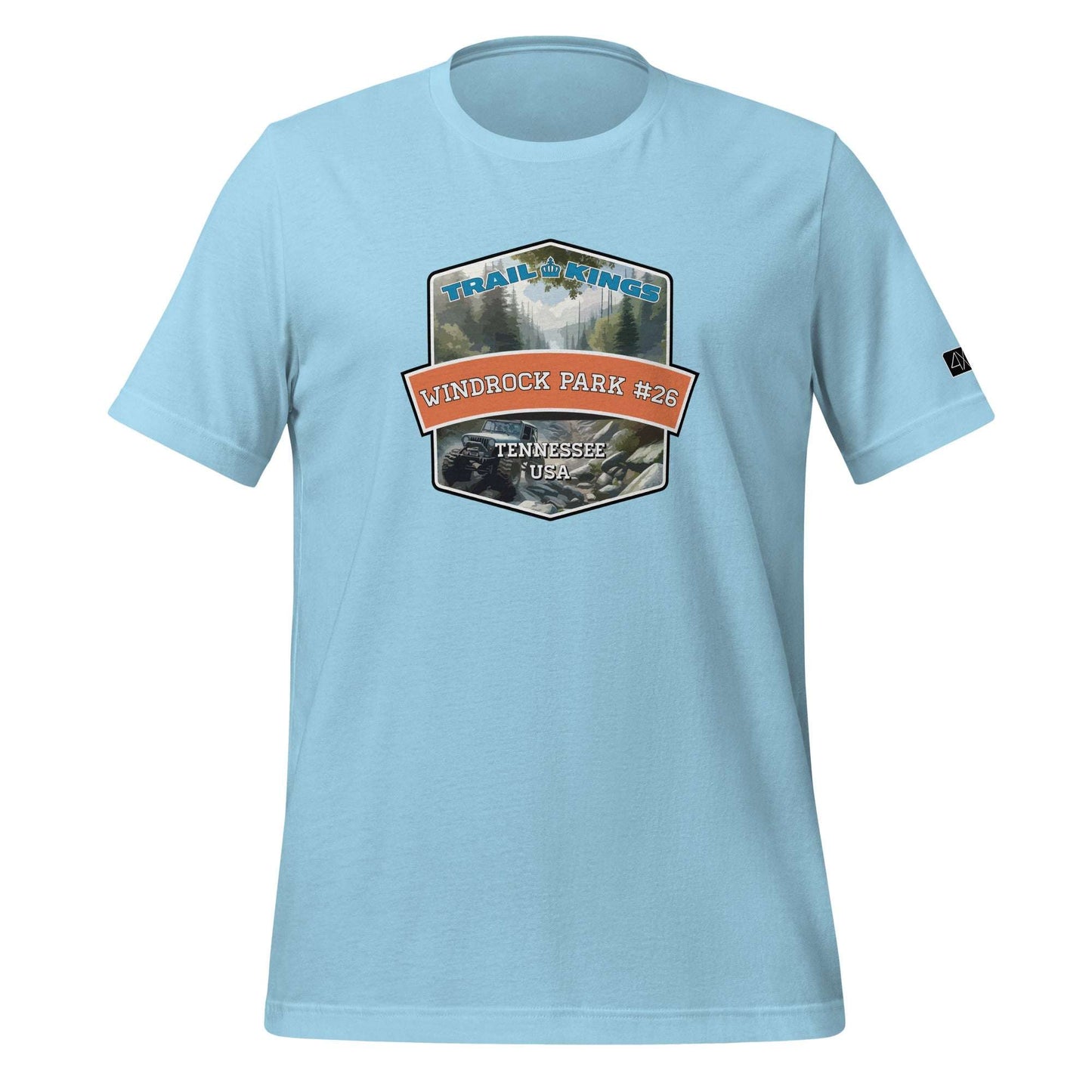 Trail Kings: Windrock Park #26 - Unisex t-shirt  in  Ocean Blue / 3XL  -  4XOD