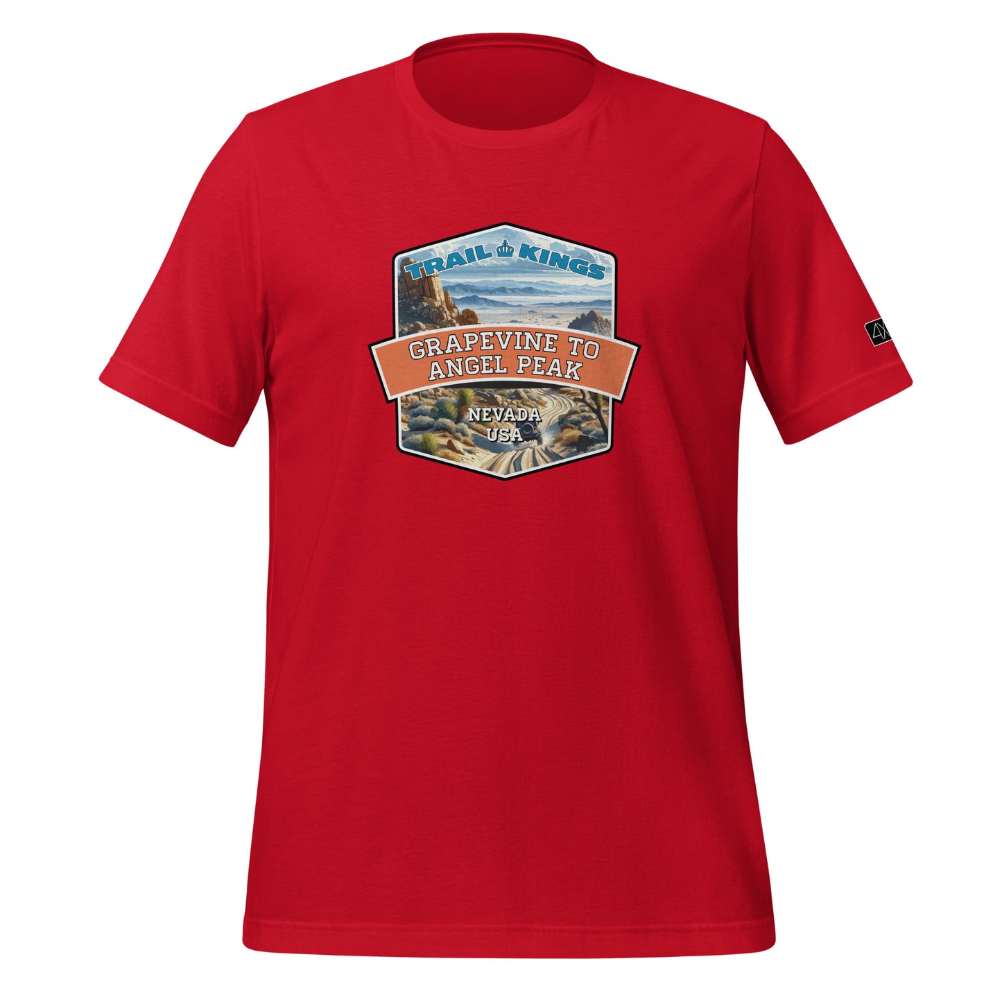 Trail Kings: Grapevine to Angel Peak - Unisex t-shirt  in  Red / 3XL  -  4XOD