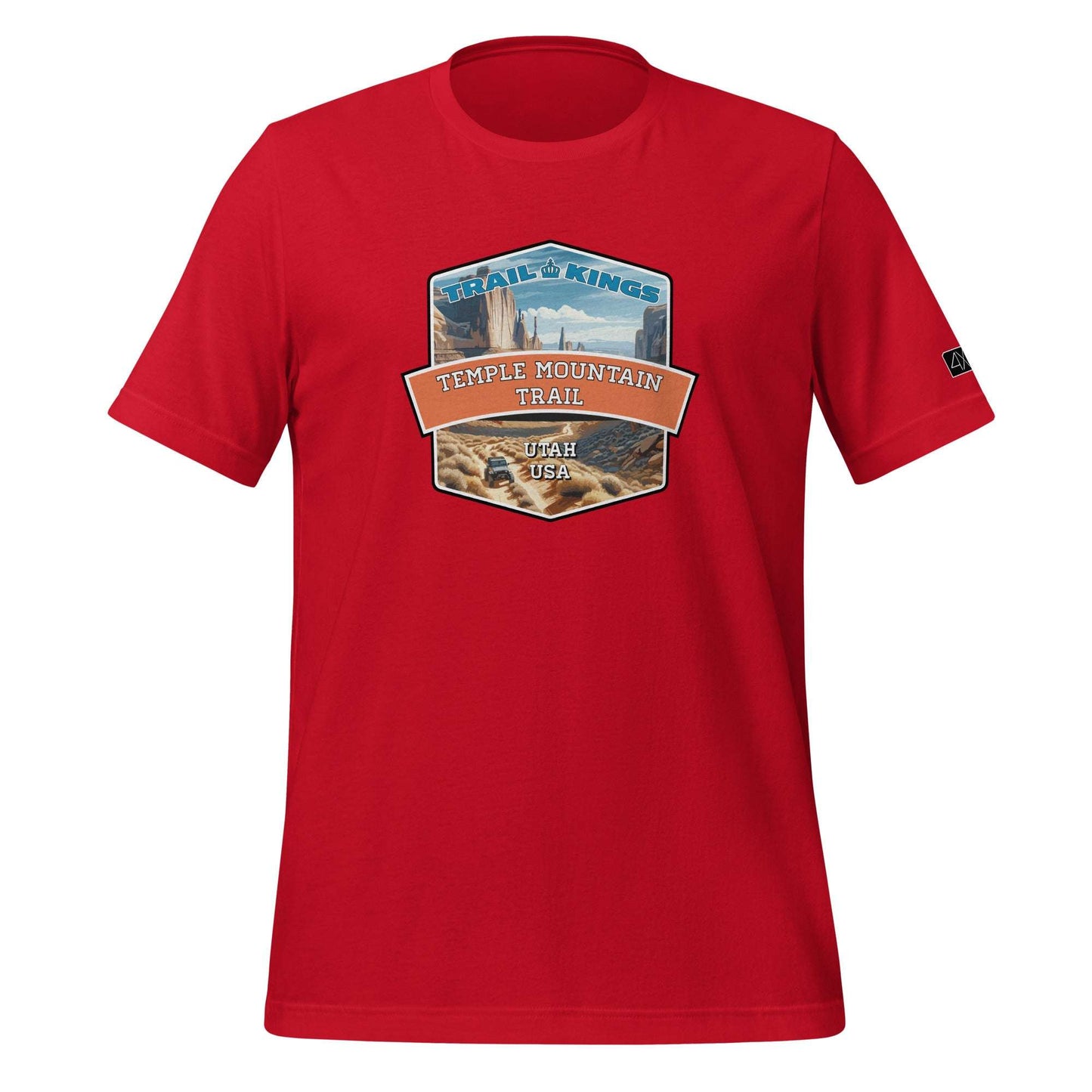 Trail Kings: Temple Mountain Trail - Unisex t-shirt  in  Red / 3XL  -  4XOD