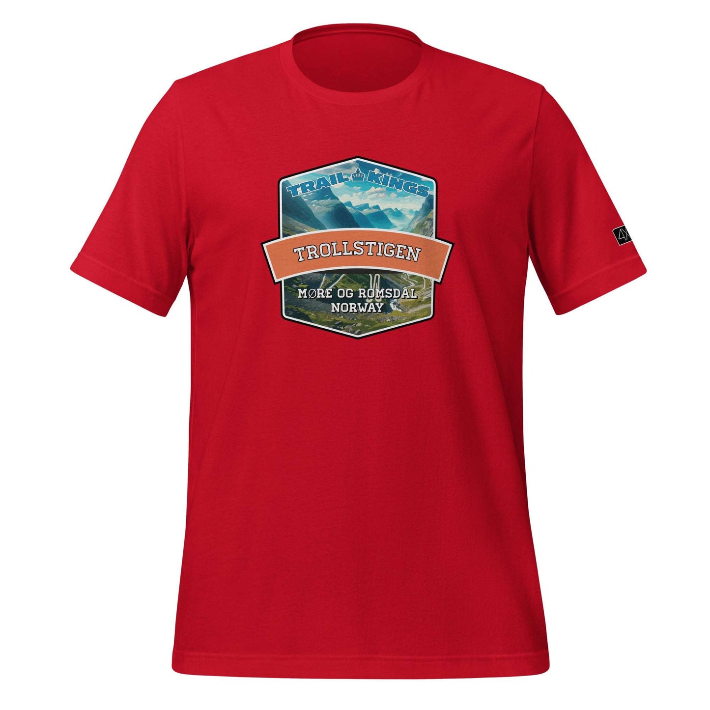 Trail Kings: Trollstigen - Unisex t-shirt  in  Red / 3XL  -  4XOD