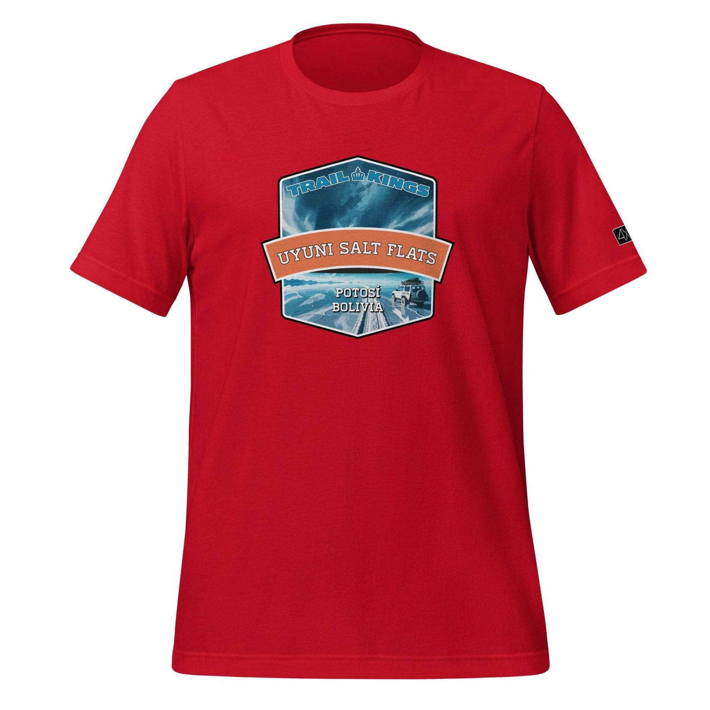 Trail Kings: Uyuni Salt Flats - Unisex t-shirt  in  Red / 3XL  -  4XOD