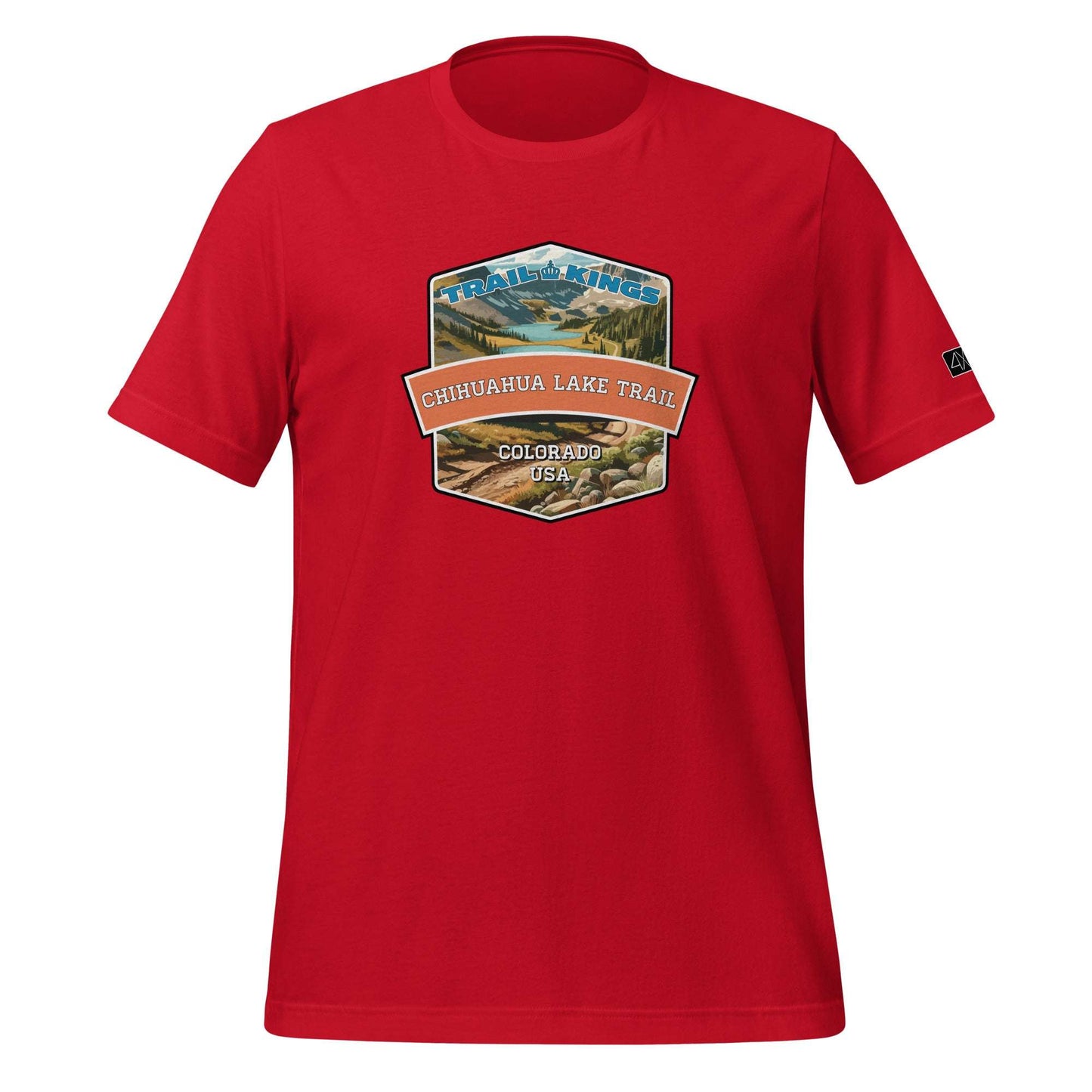 Trail Kings: Chihuahua Lake Trail - Unisex t-shirt  in  Red / 3XL  -  4XOD