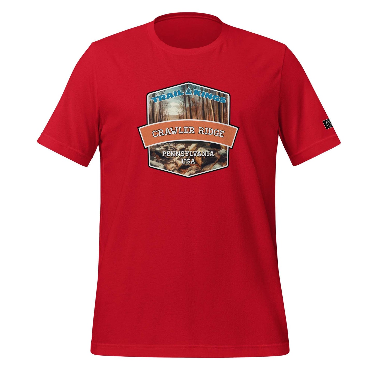 Trail Kings: Crawler Ridge - Unisex t-shirt  in  Red / 3XL  -  4XOD