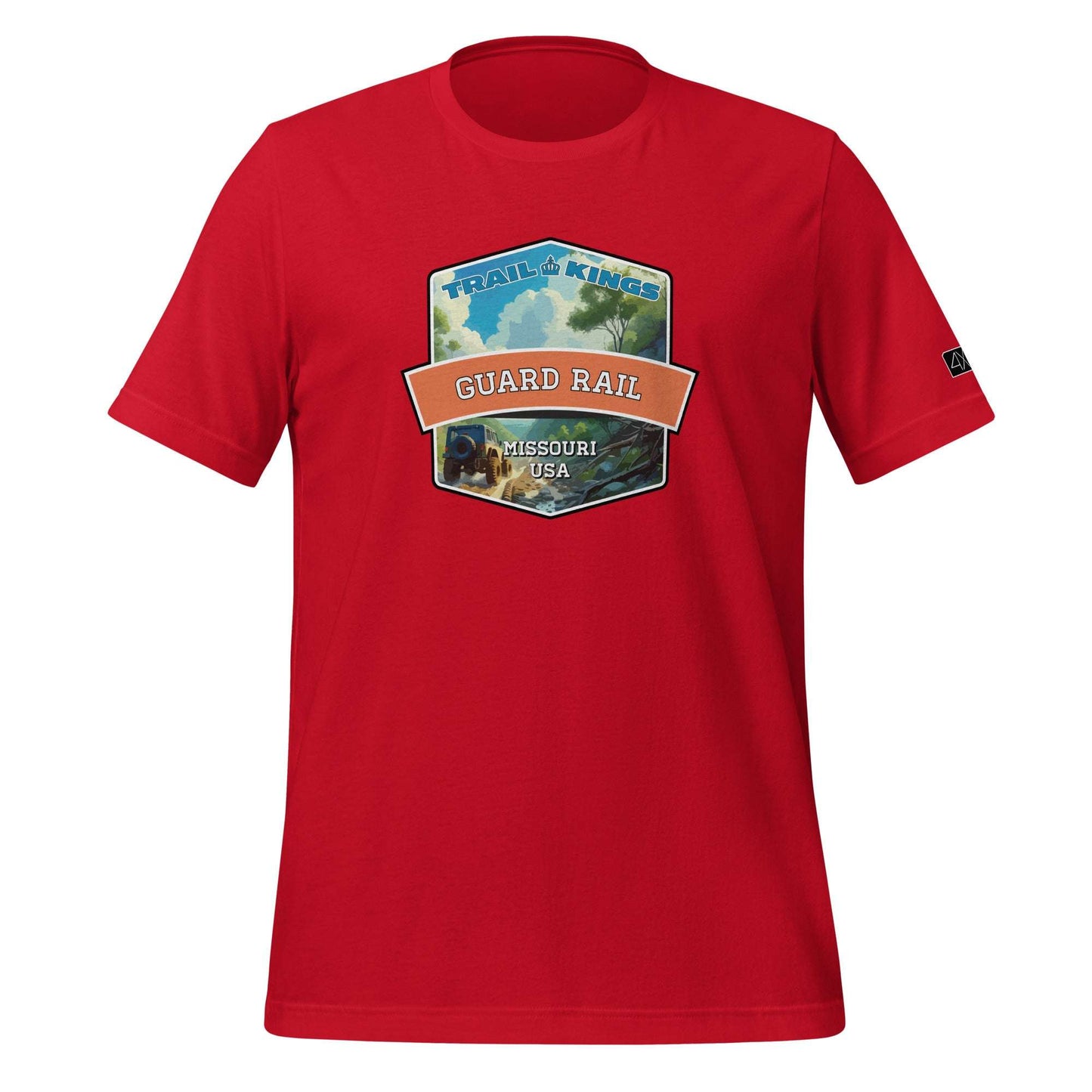 Trail Kings: Guard Rail - Unisex t-shirt  in  Red / 3XL  -  4XOD