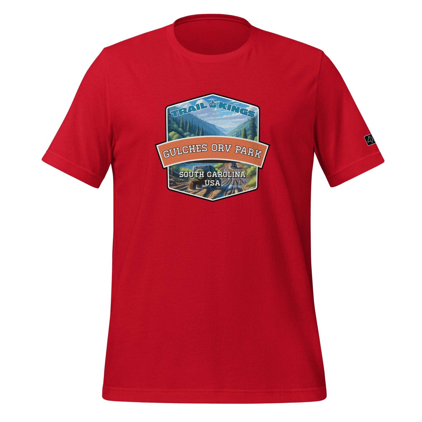 Trail Kings: Gulches Off Road Vehicle Park - Unisex t-shirt  in  Red / 3XL  -  4XOD