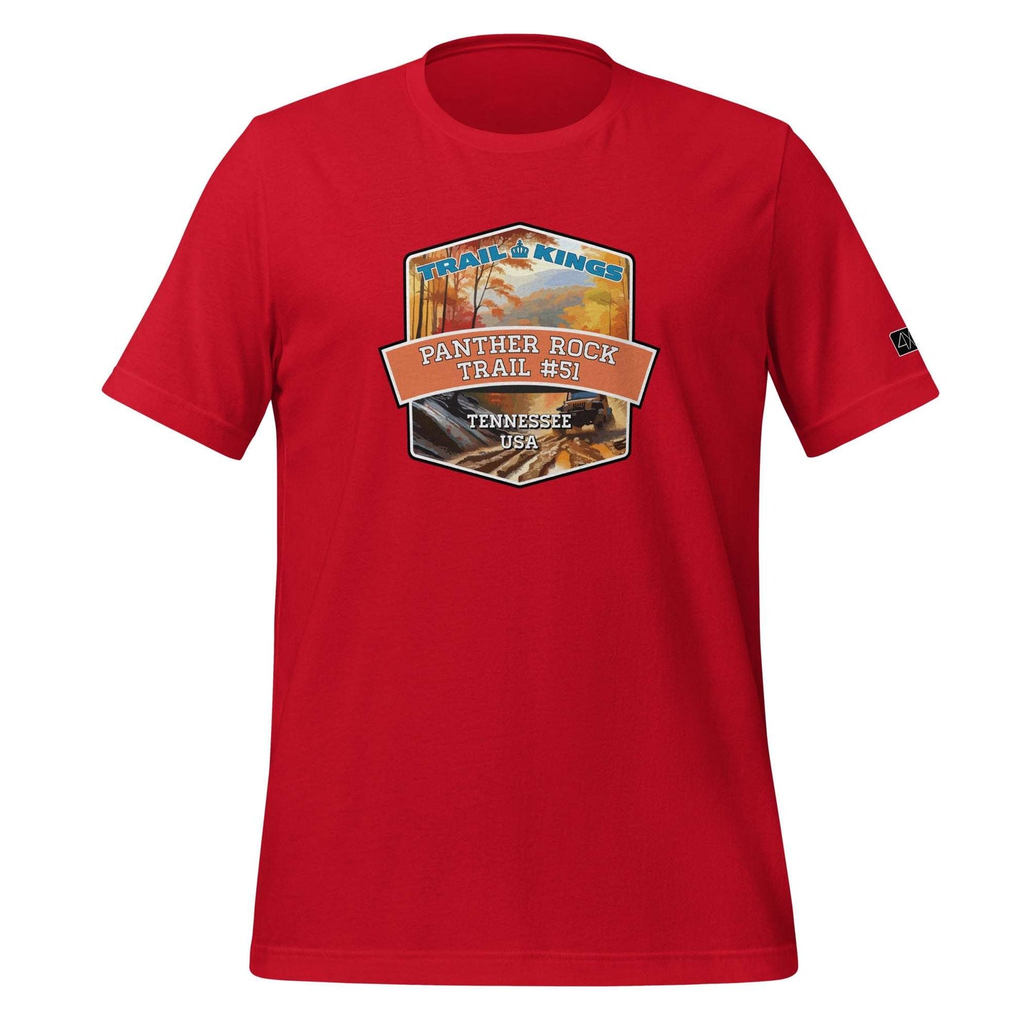 Trail Kings: Panther Rock Trail #51 - Unisex t-shirt  in  Red / 3XL  -  4XOD