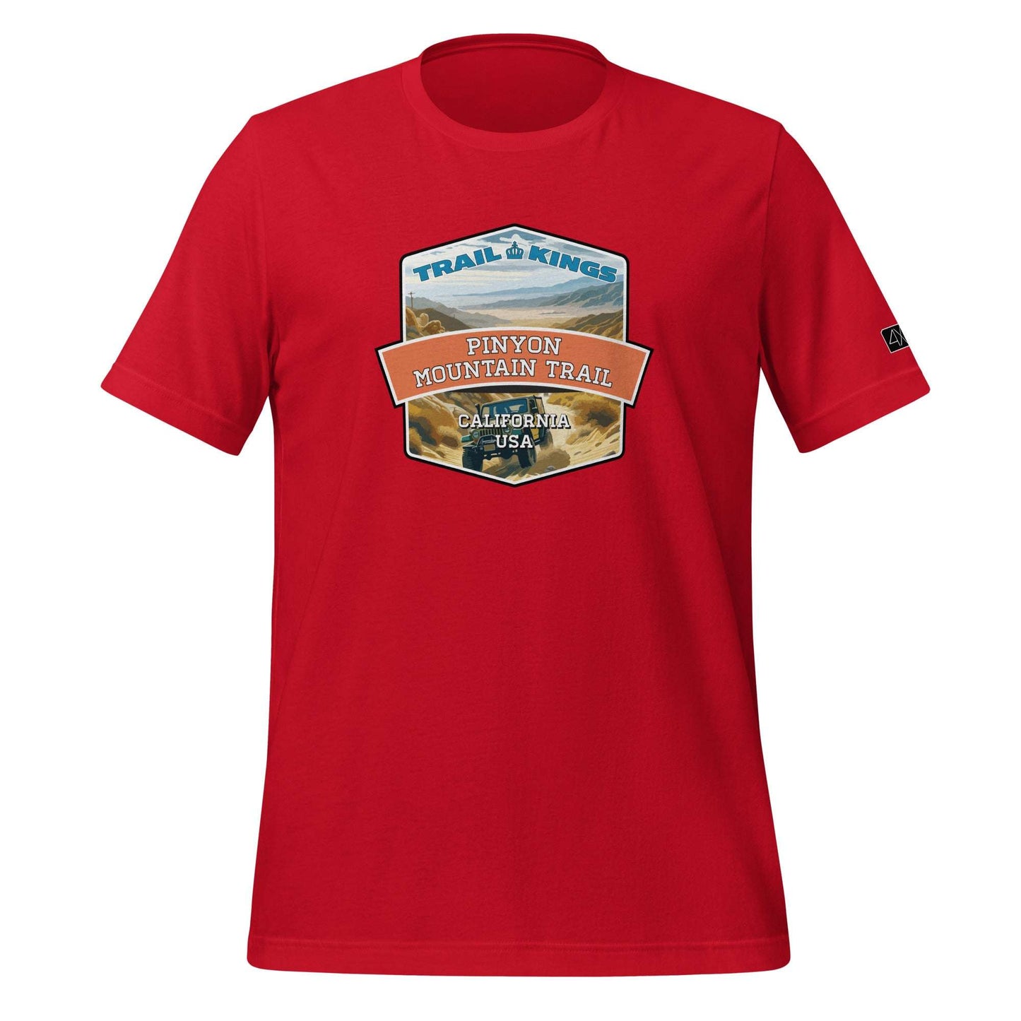 Trail Kings: Pinyon Mountain Trail - Unisex t-shirt  in  Red / 3XL  -  4XOD