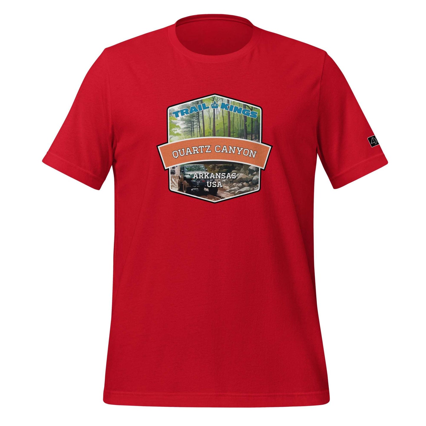 Trail Kings: Quartz Canyon - Unisex t-shirt  in  Red / 3XL  -  4XOD