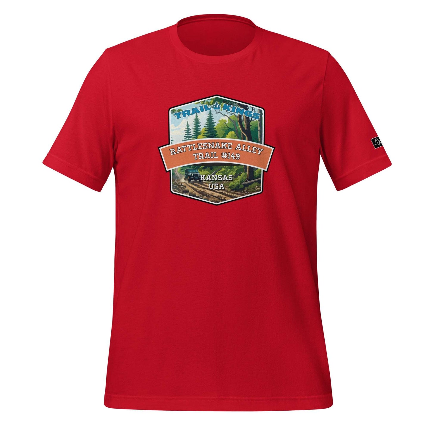 Trail Kings: Rattlesnake Alley Trail #149 - Unisex t-shirt  in  Red / 3XL  -  4XOD