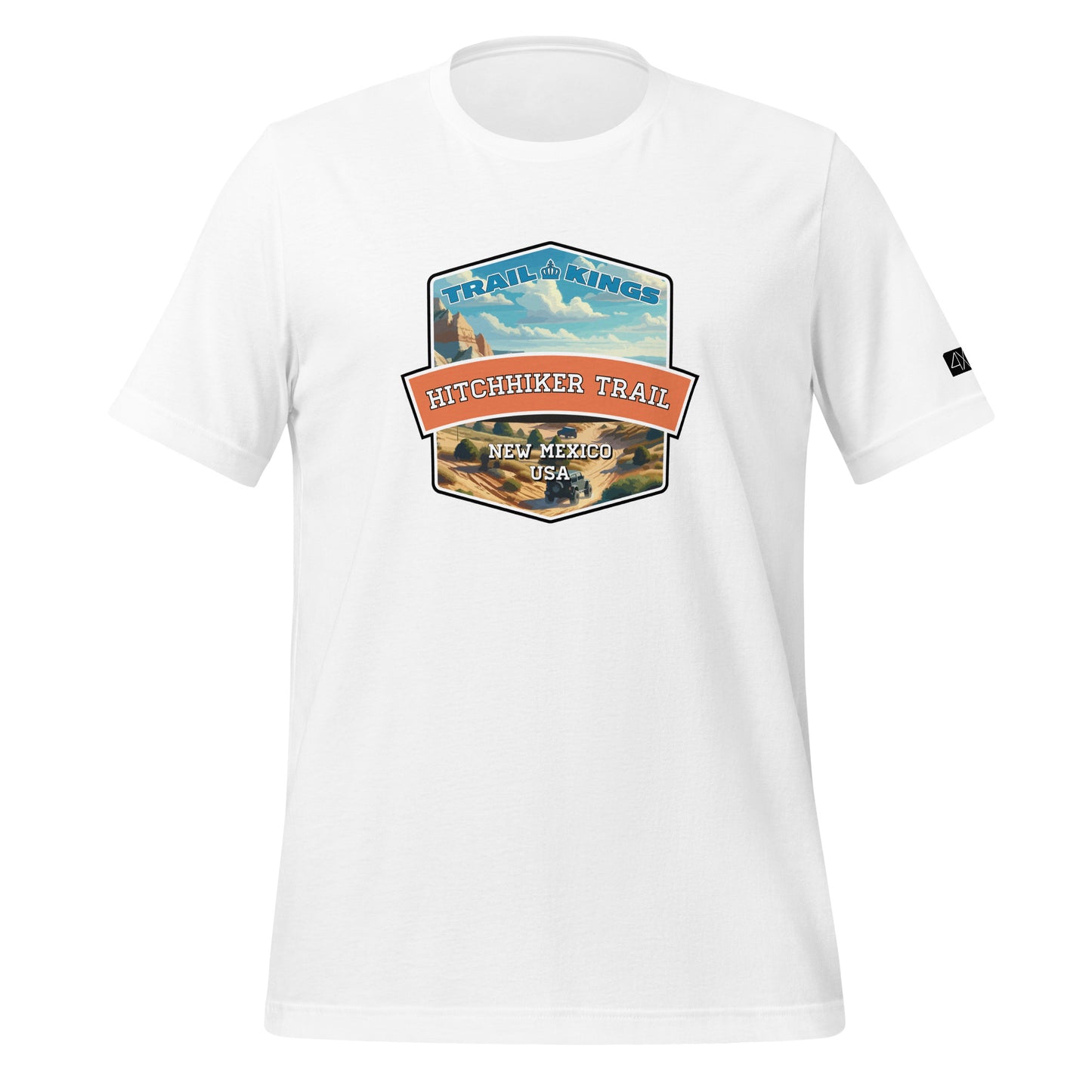 Trail Kings: Hitchhiker Trail - Unisex t-shirt  in  White / 3XL  -  4XOD