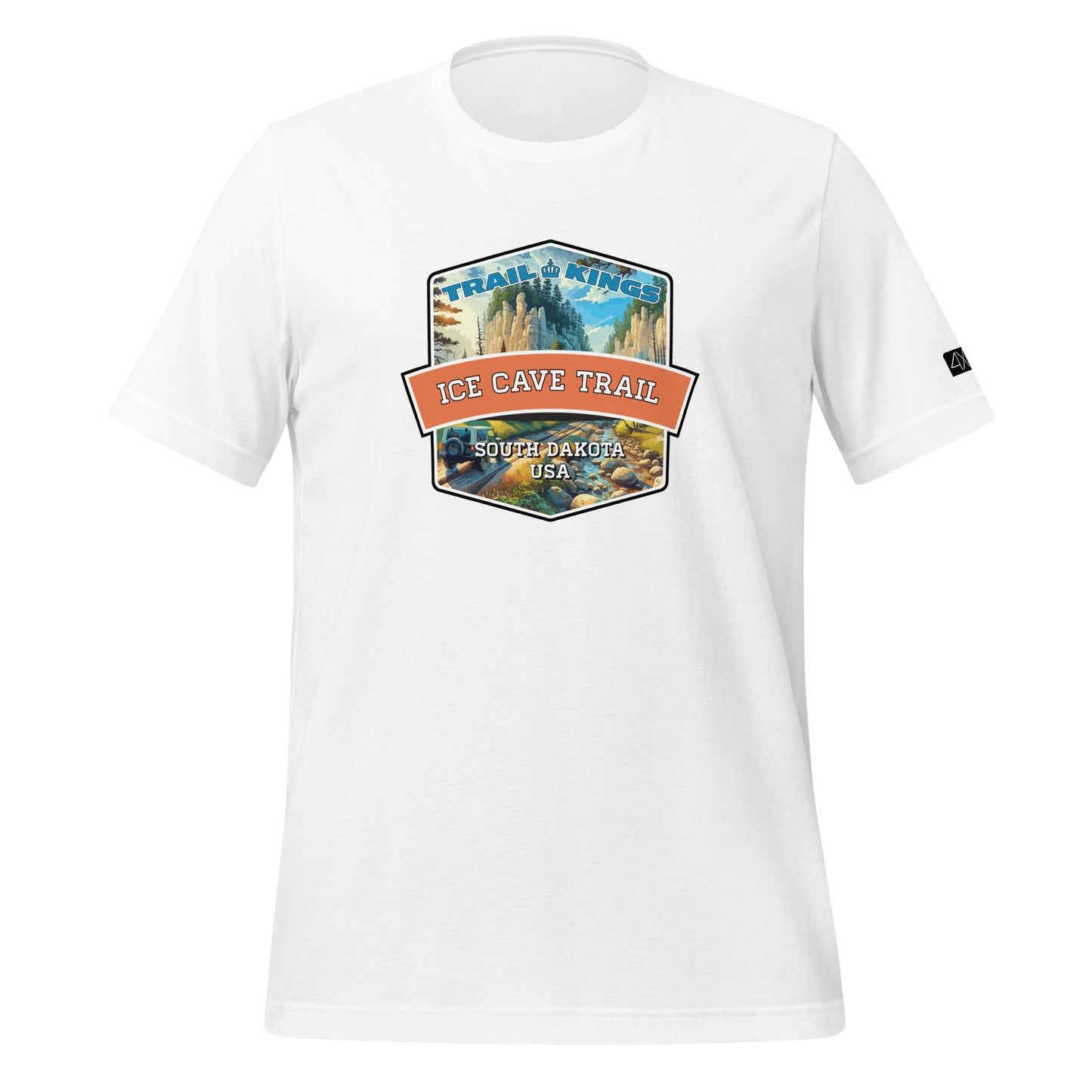 Trail Kings: Ice Cave Trail - Unisex t-shirt  in  White / 3XL  -  4XOD